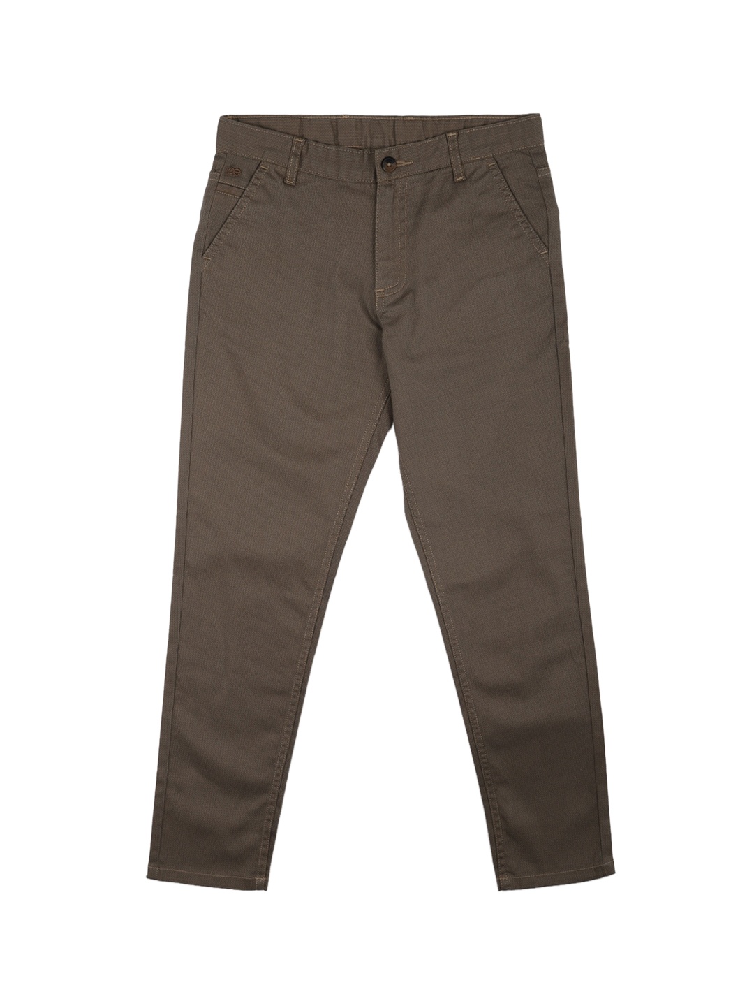 

Peter England Boys Mid-Rise Skinny Fit Chinos Trousers, Brown