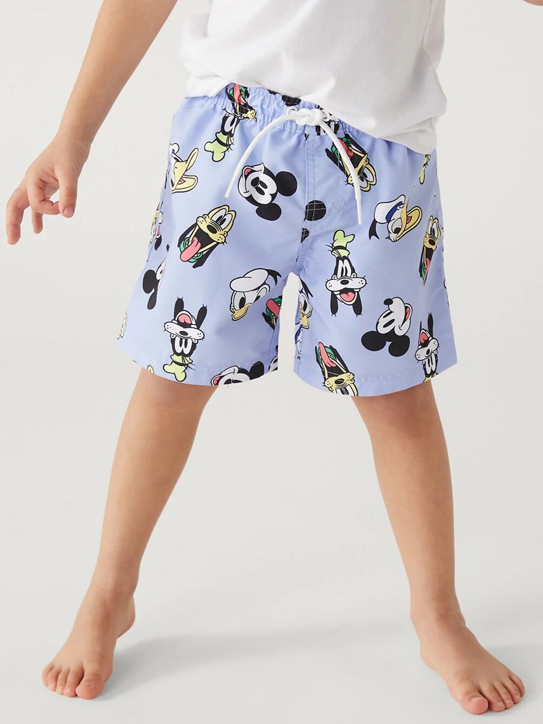 

Marks & Spencer Boys Mickey & Friends Printed Swim Bottom, Blue
