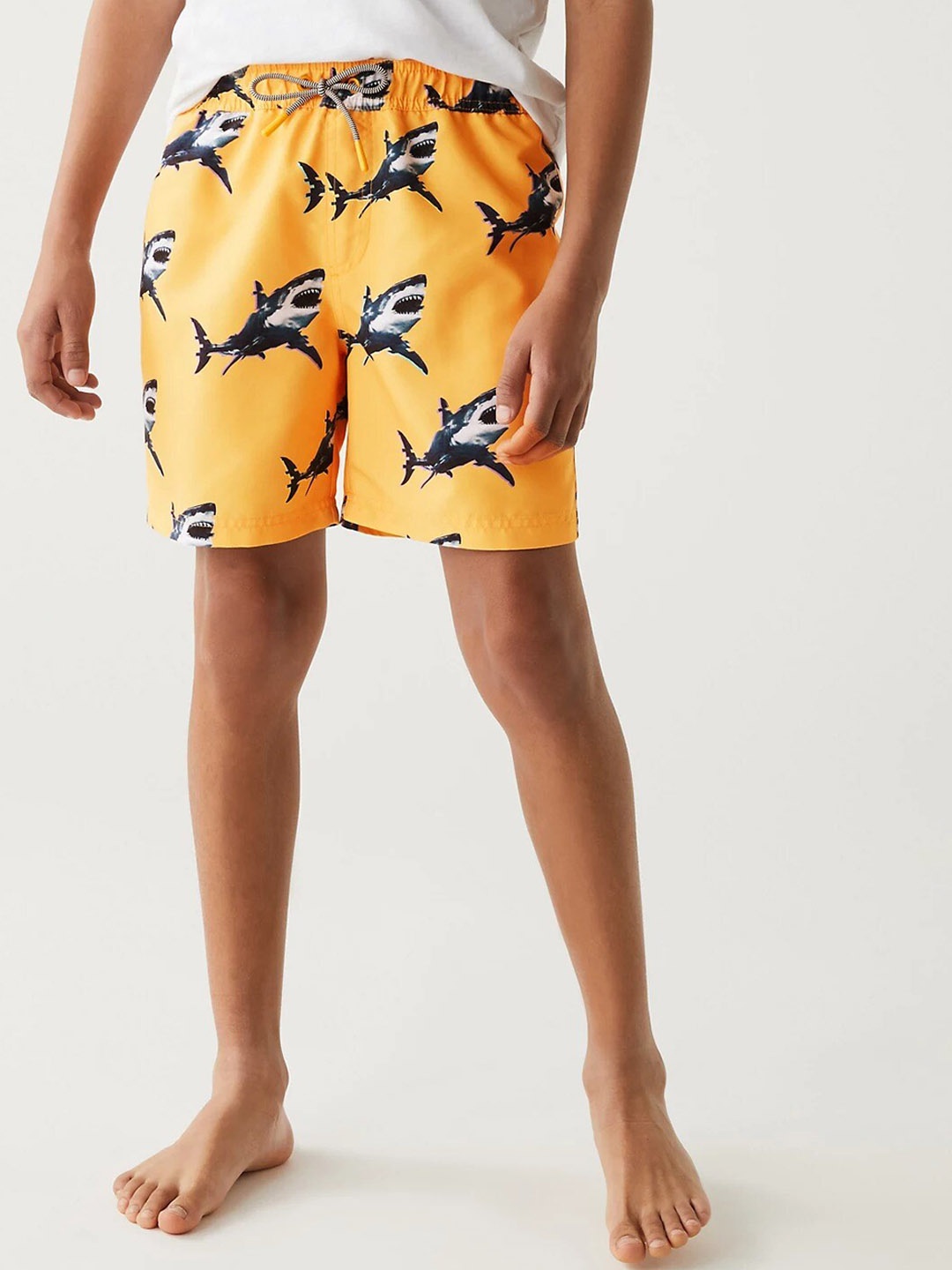 

Marks & Spencer Boys Printed Swim Bottom, Orange