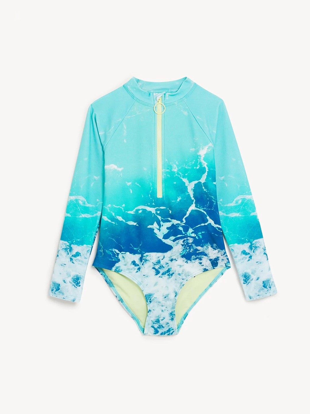 

Marks & Spencer Girls Printed Bodysuit, Blue