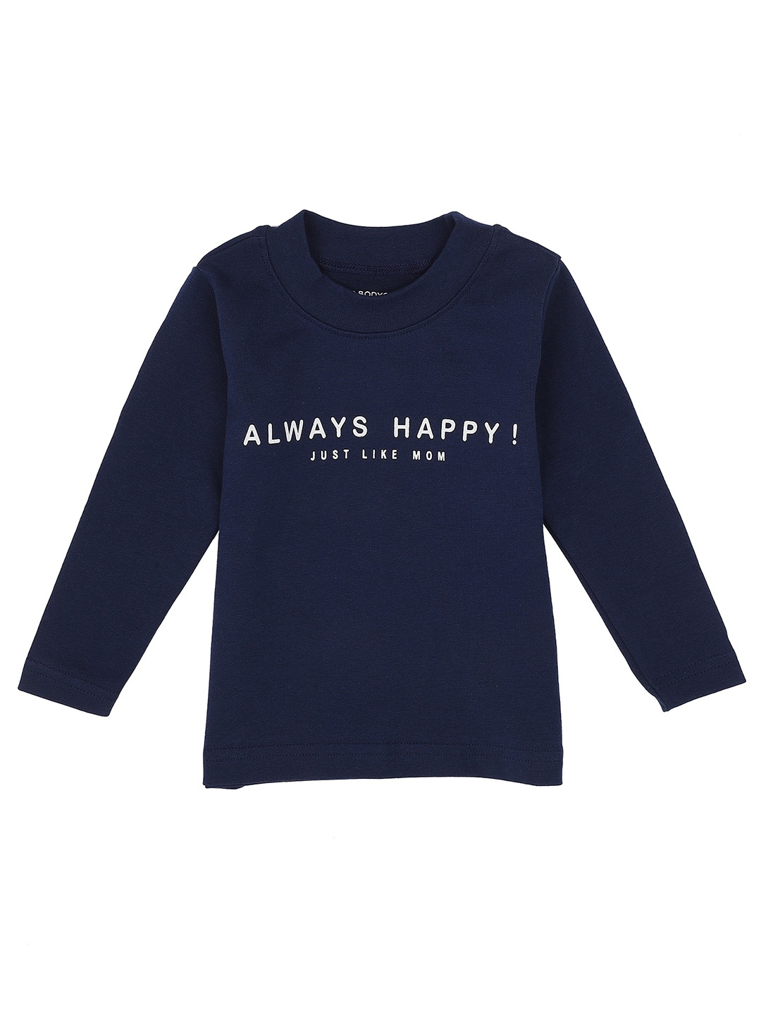

Bodycare Kids Boys Typography Printed Cotton T-shirt, Navy blue