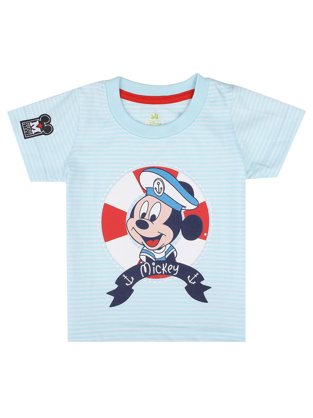 

Bodycare Infant Kids Boys Graphic Mickey Printed Cotton T-shirt, Blue