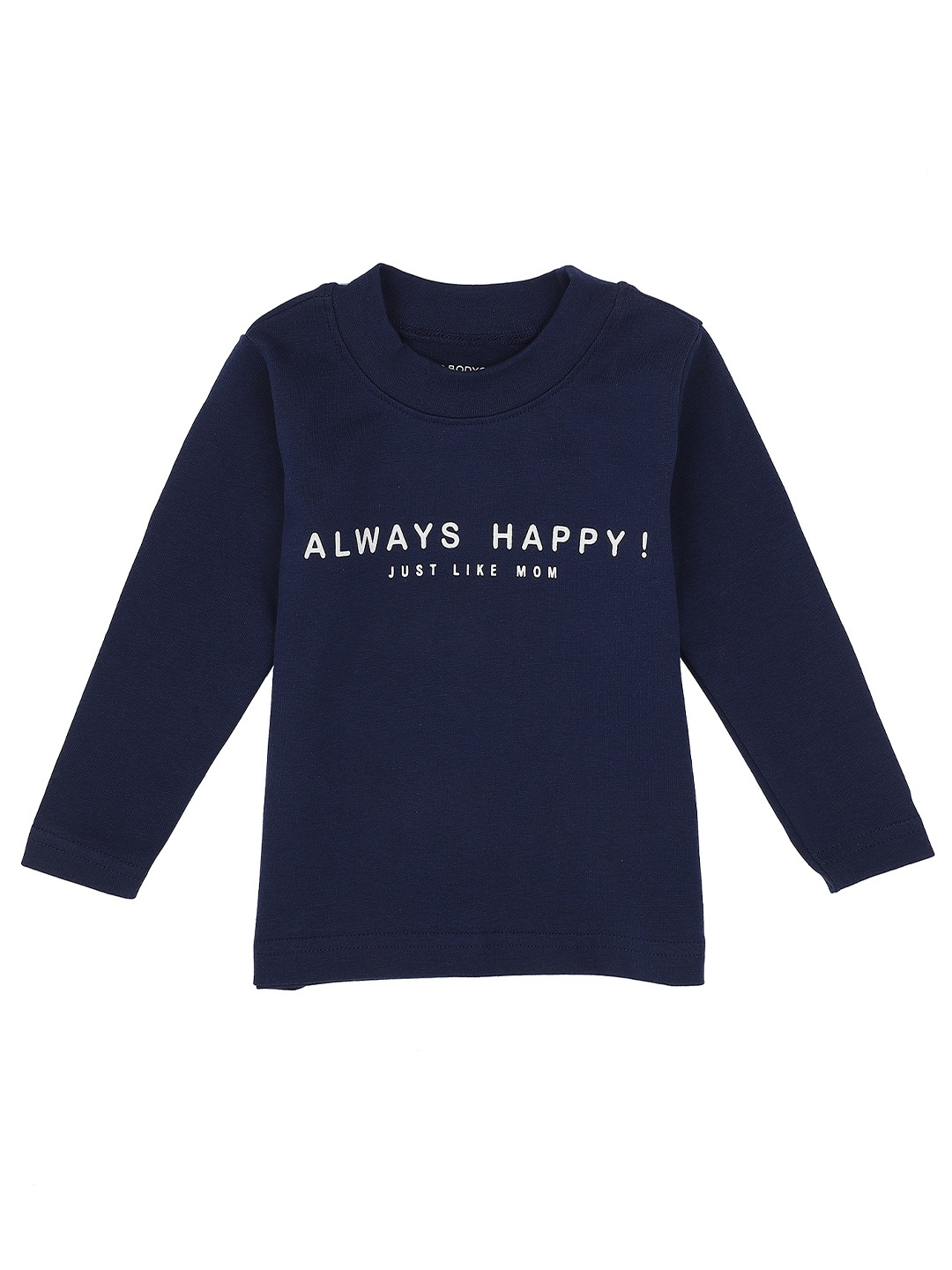 

Bodycare Kids Boys Typography Printed Cotton T-shirt, Navy blue