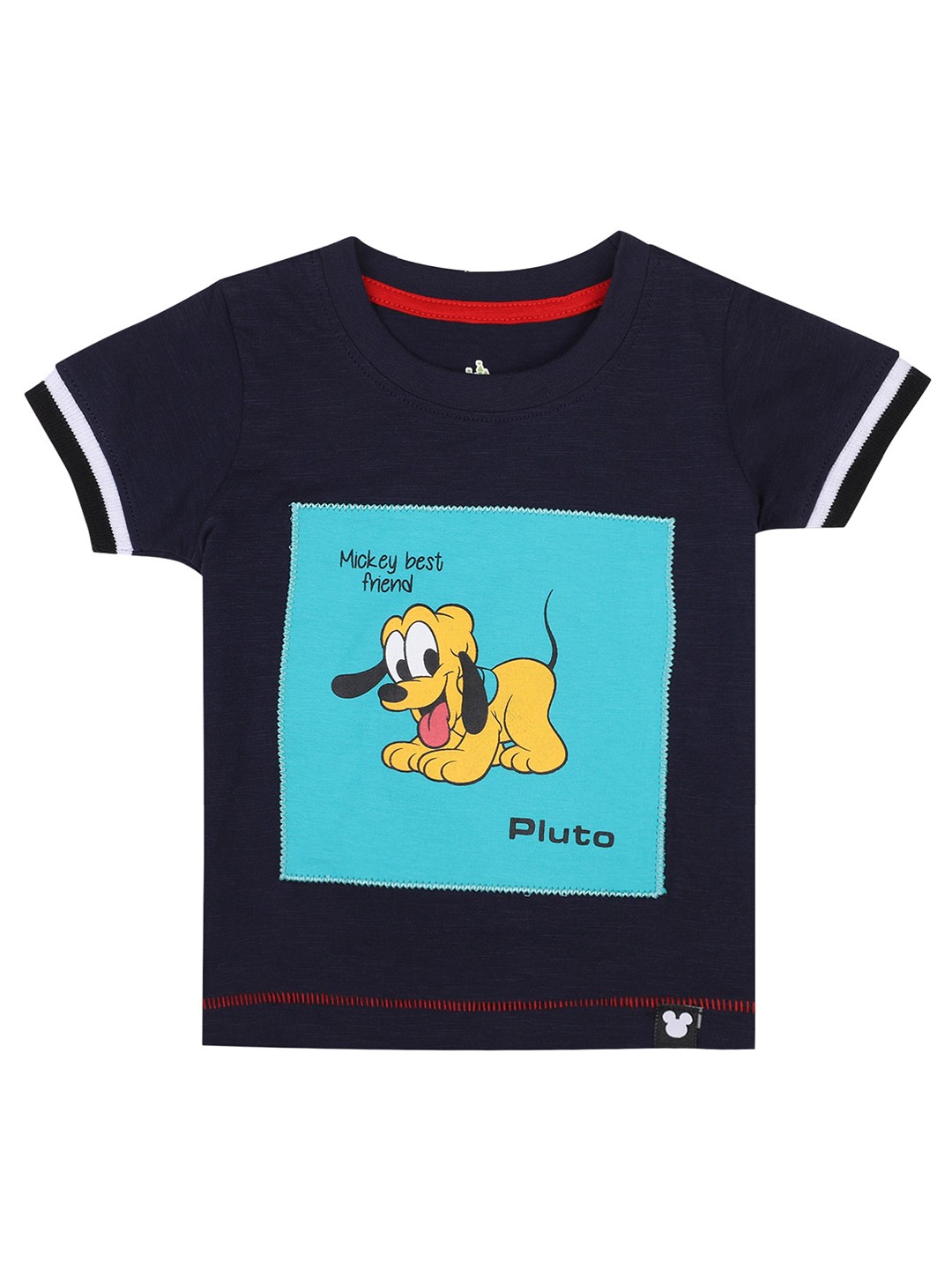 

Bodycare Kids Boys Baby Pluto Printed Cotton T-shirt, Navy blue