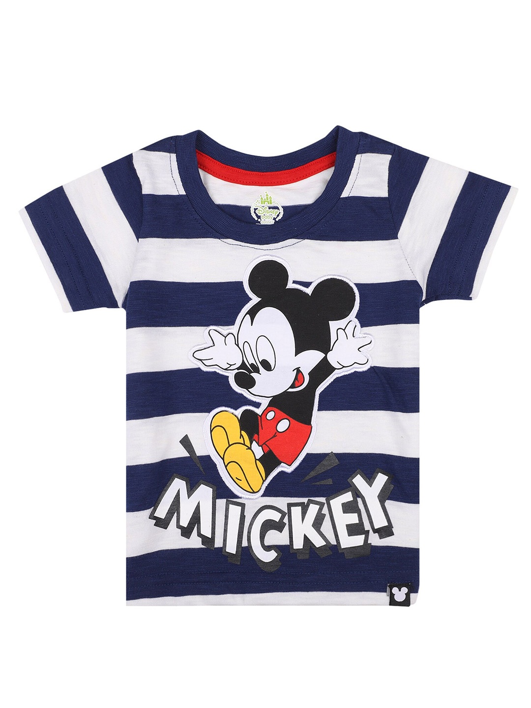 

Bodycare Kids Boys Mickey Mouse Printed Cotton T-shirt, Navy blue