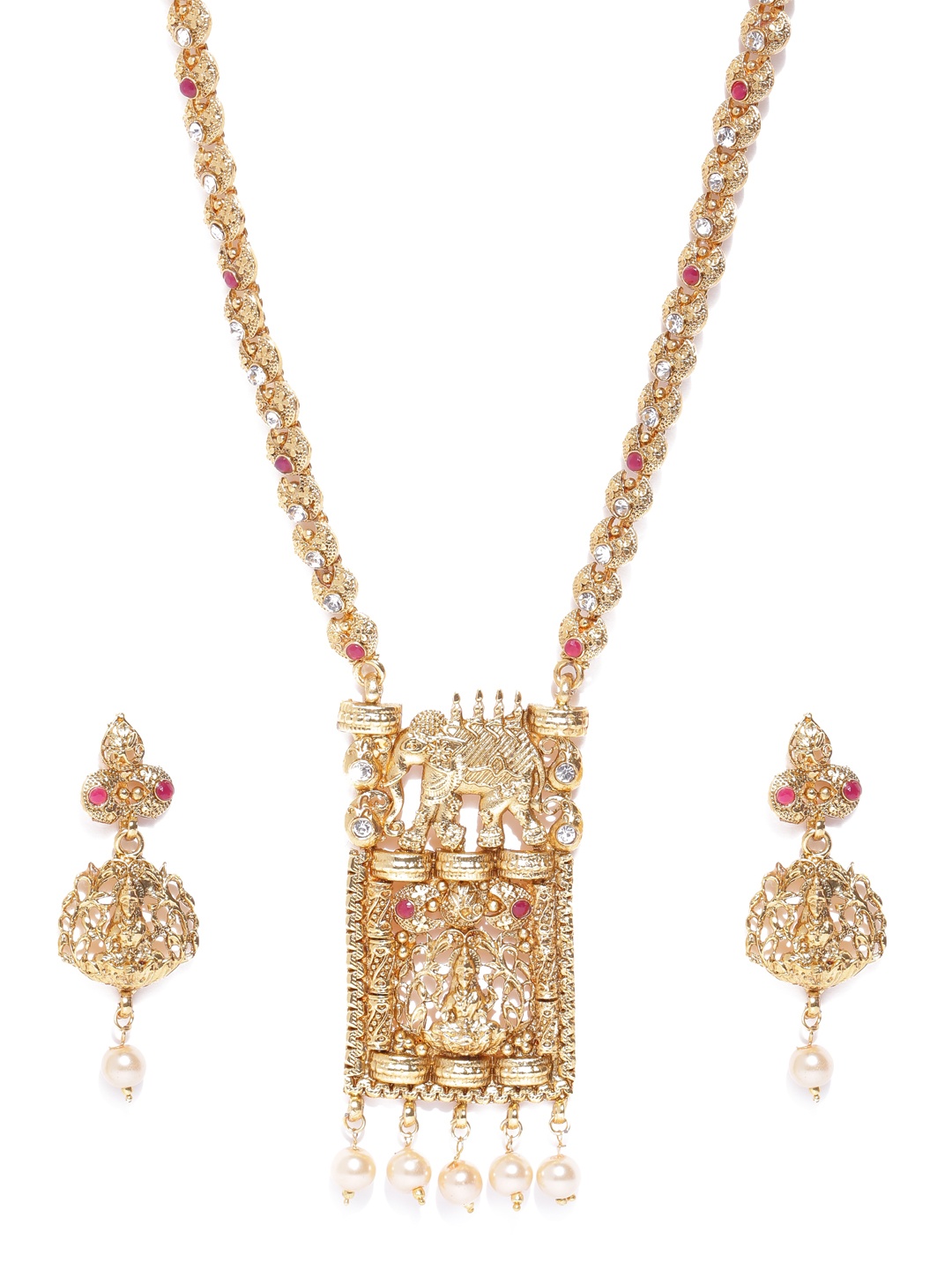 

Sukkhi Gold-Plated Bahubali Inspired Jewellery Set