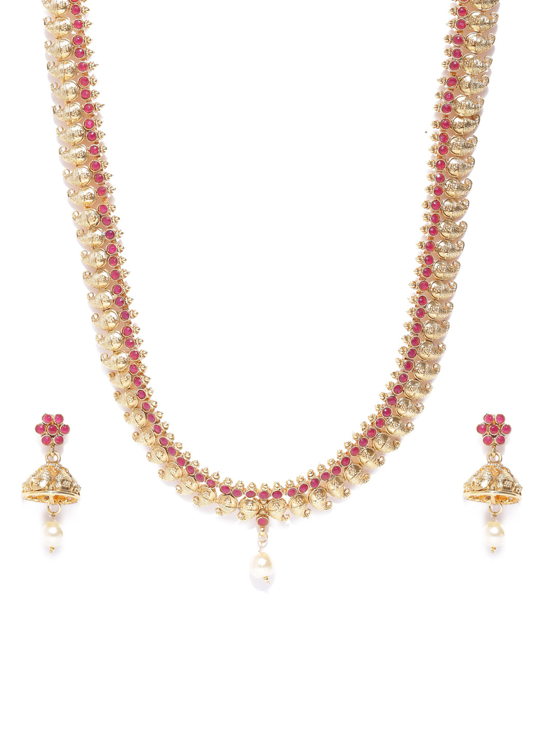 

Sukkhi Gold-Plated Stone-Studded Jewellery Set