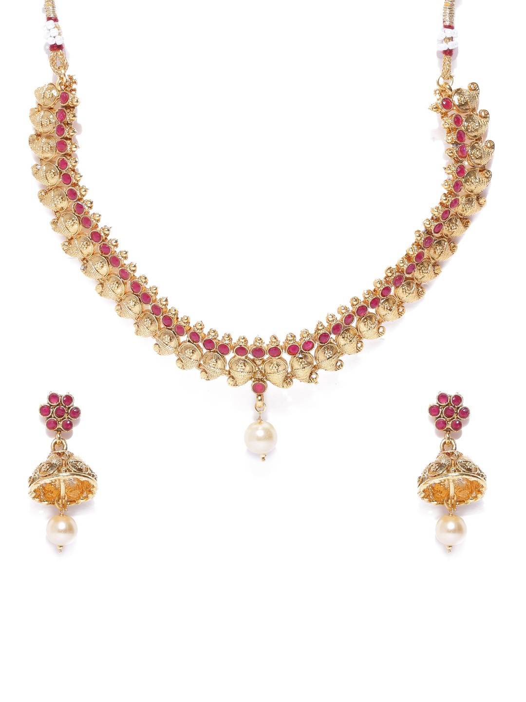

Sukkhi Gold-Plated Stone-Studded Jewellery Set