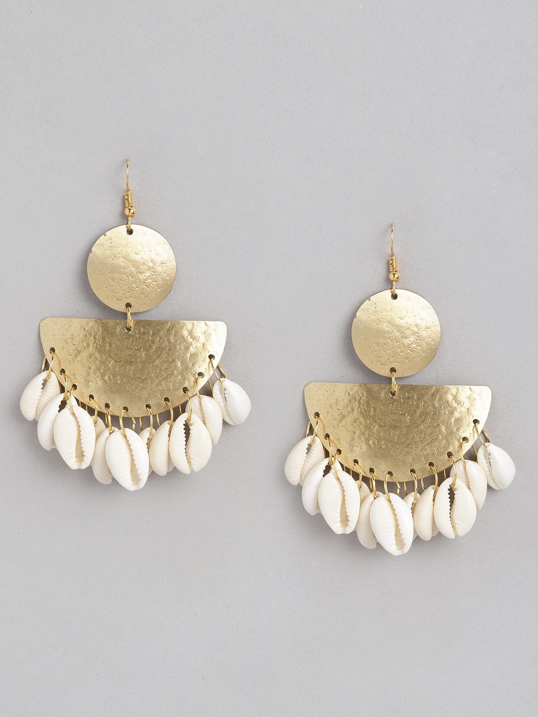 

Rang Gali Spherical Drop German Silver Earrings, Gold