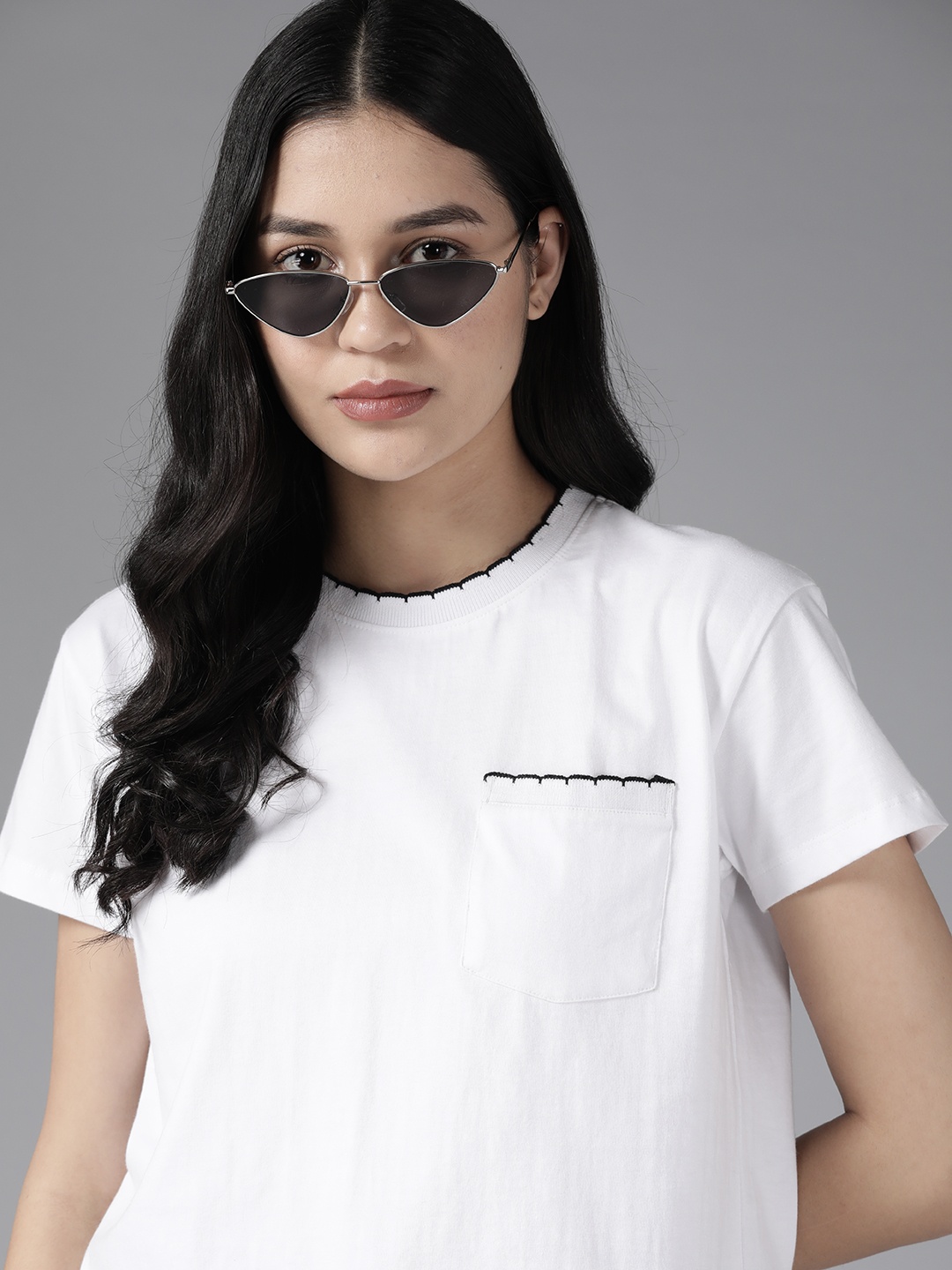 

Roadster Relaxed Fit Cotton T-shirt, White