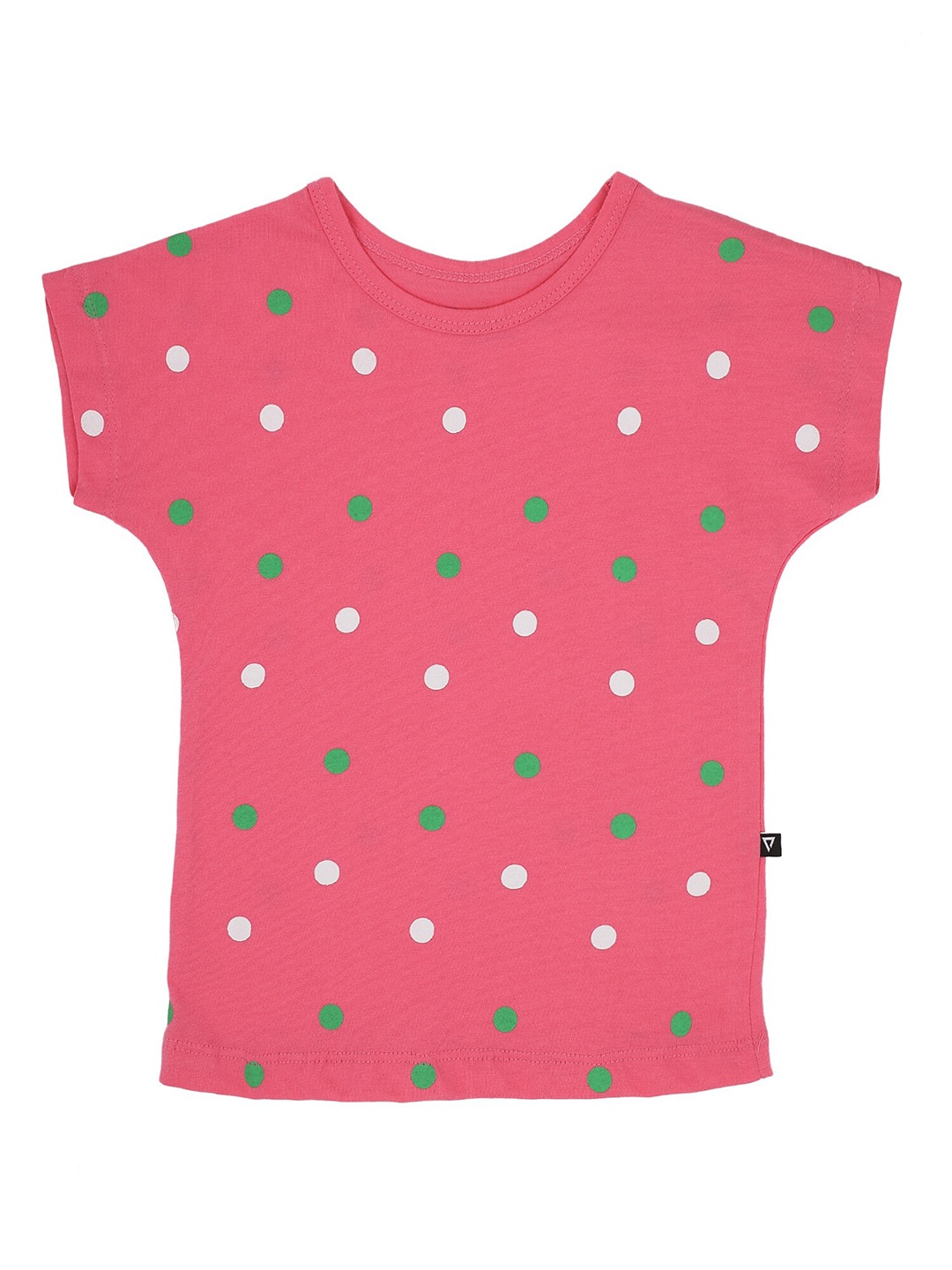 

PROTEENS Girls Printed Extended Sleeves Cotton T-shirt, Pink