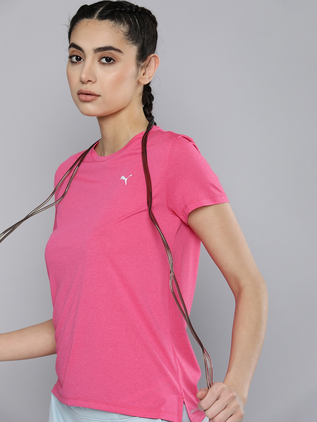 

Puma Solid dryCELL Run Favorite T-shirt, Pink