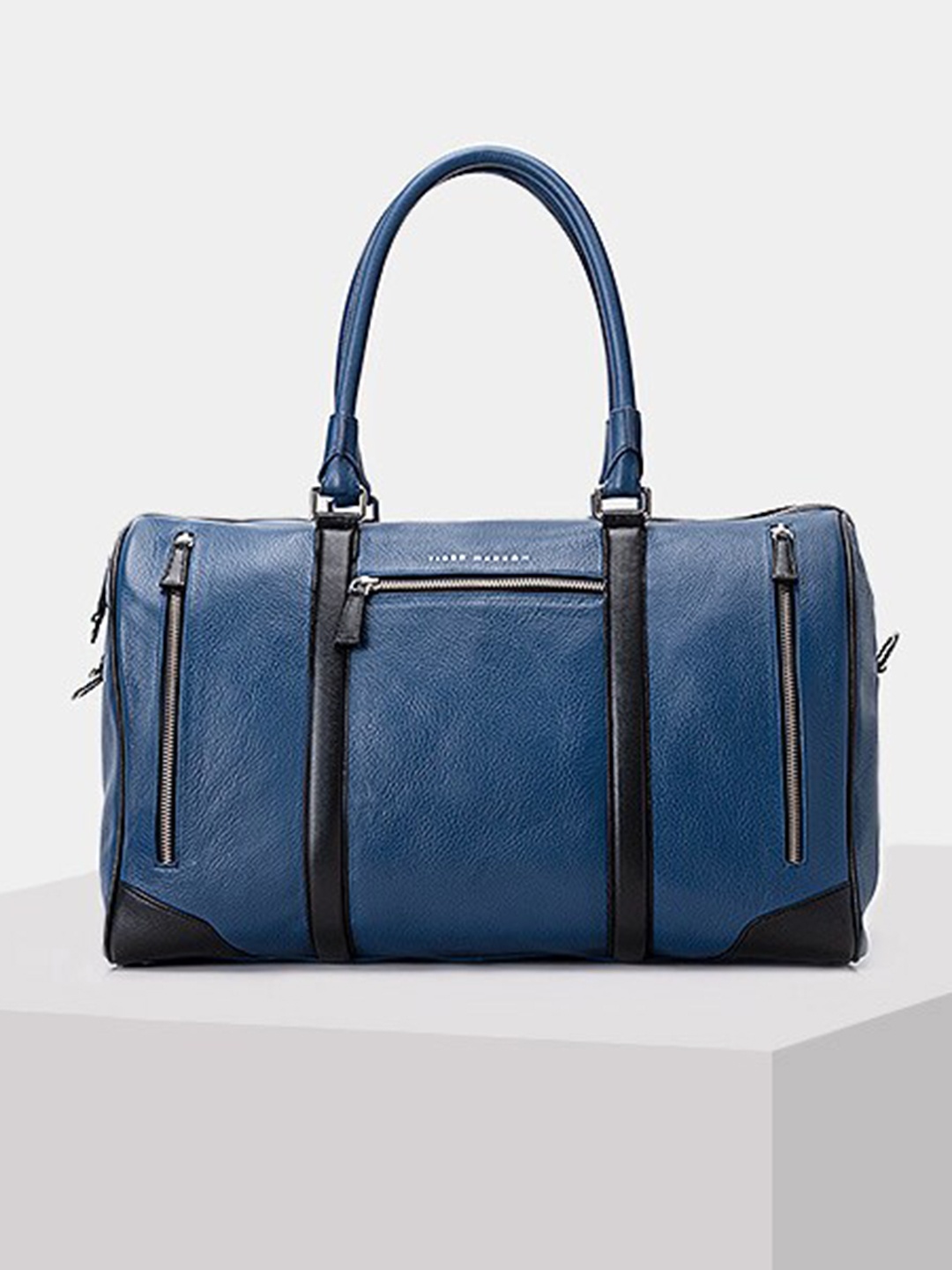 

TIGER MARRON Textured Duffel Bag, Blue