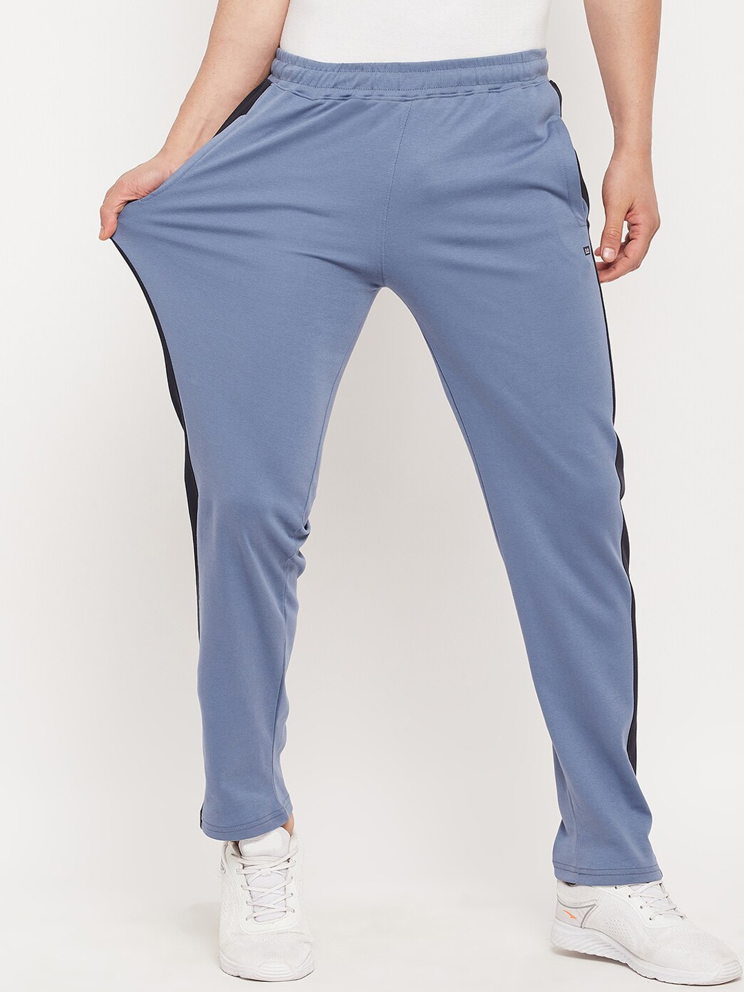 

Okane Men Cotton Track Pants, Blue