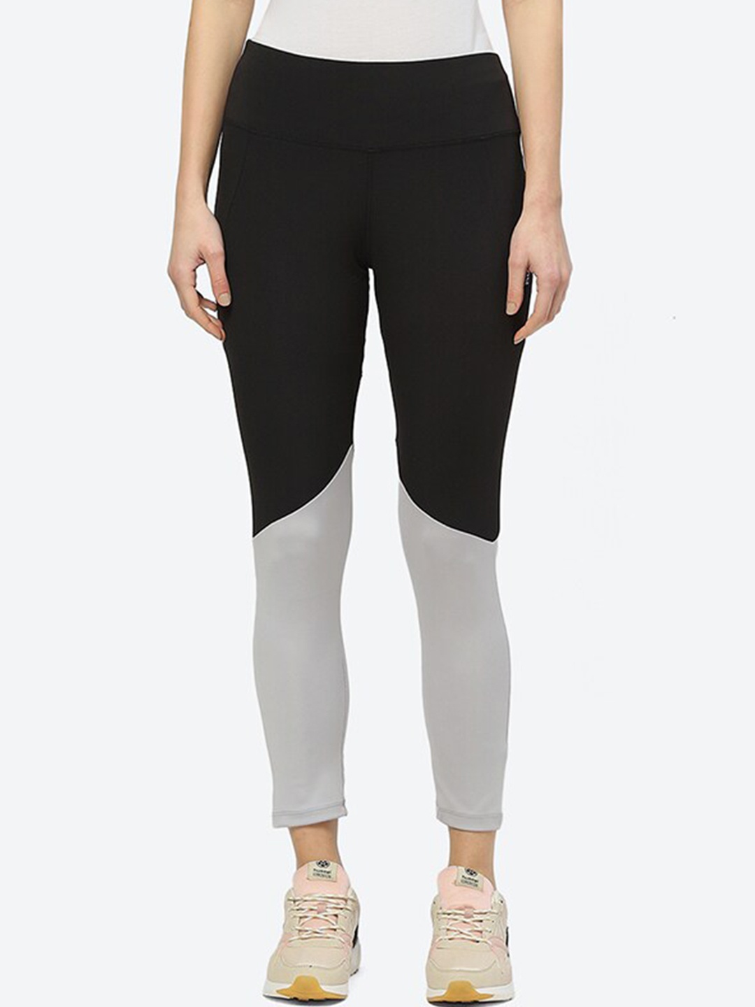 

hummel Valerie Colourblocked Tights, Black