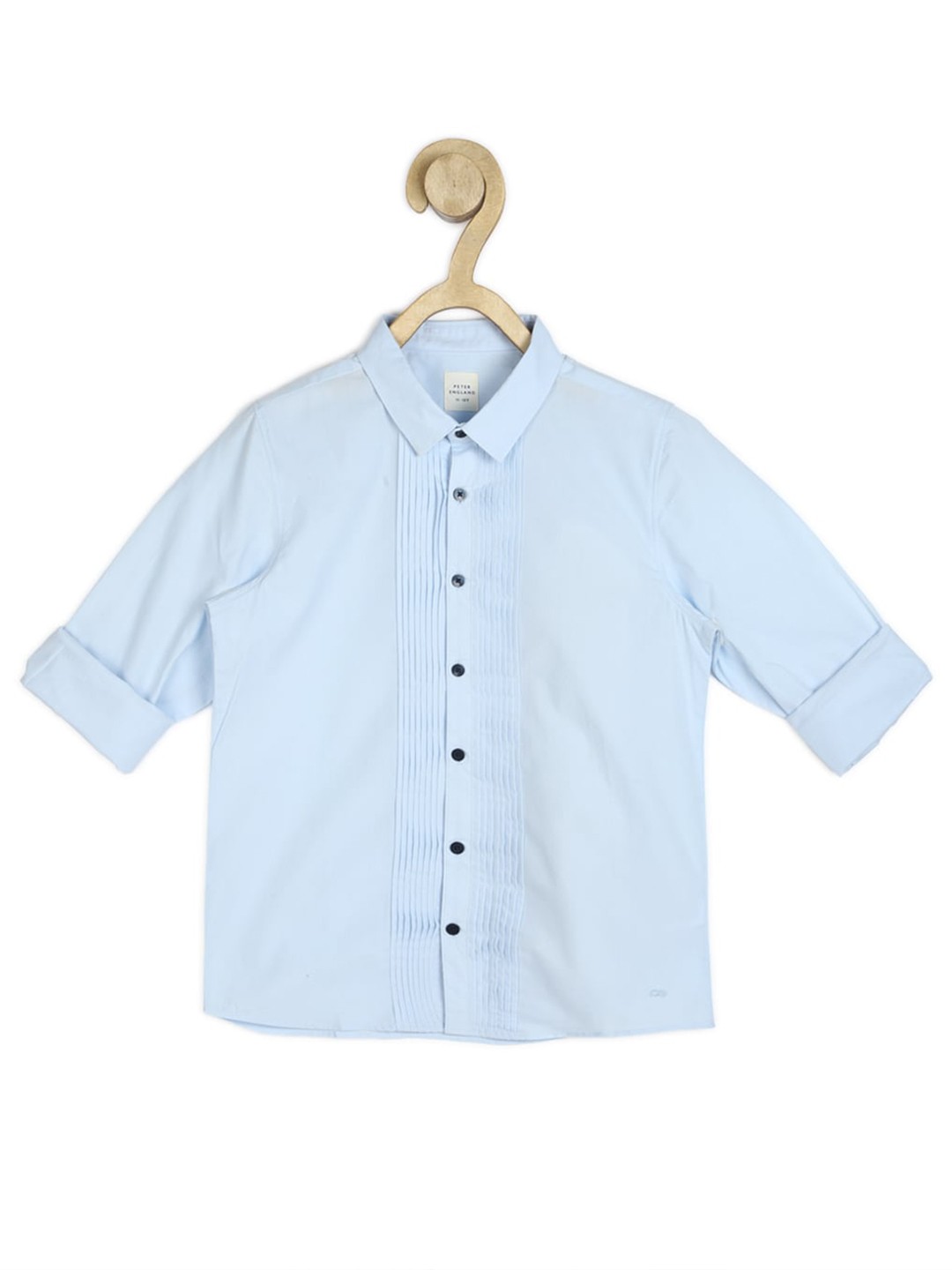 

Peter England Boys Slim Fit Cotton Shirt, Blue