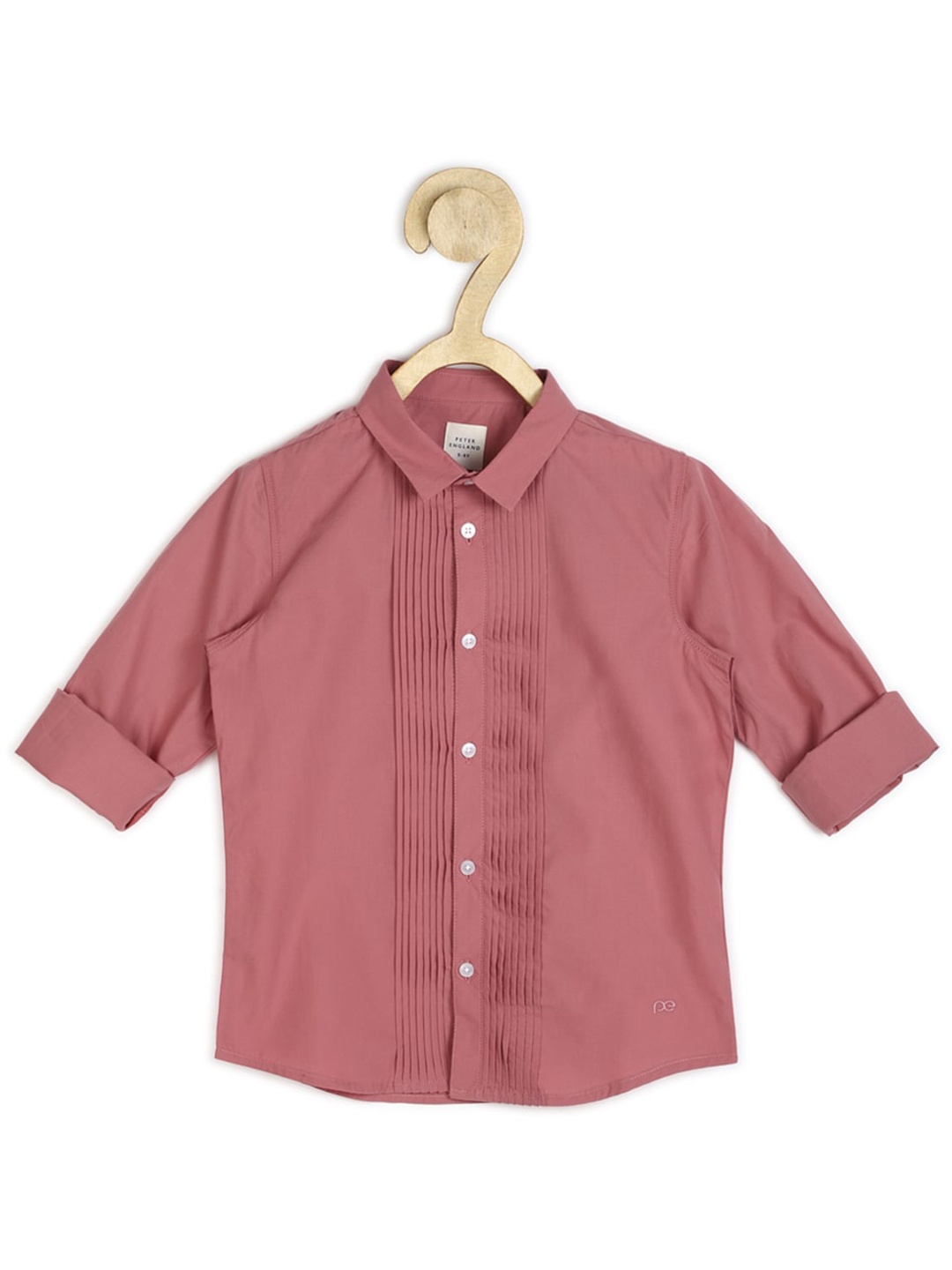 

Peter England Boys Slim Fit Casua Pure Cottonl Shirt, Mauve