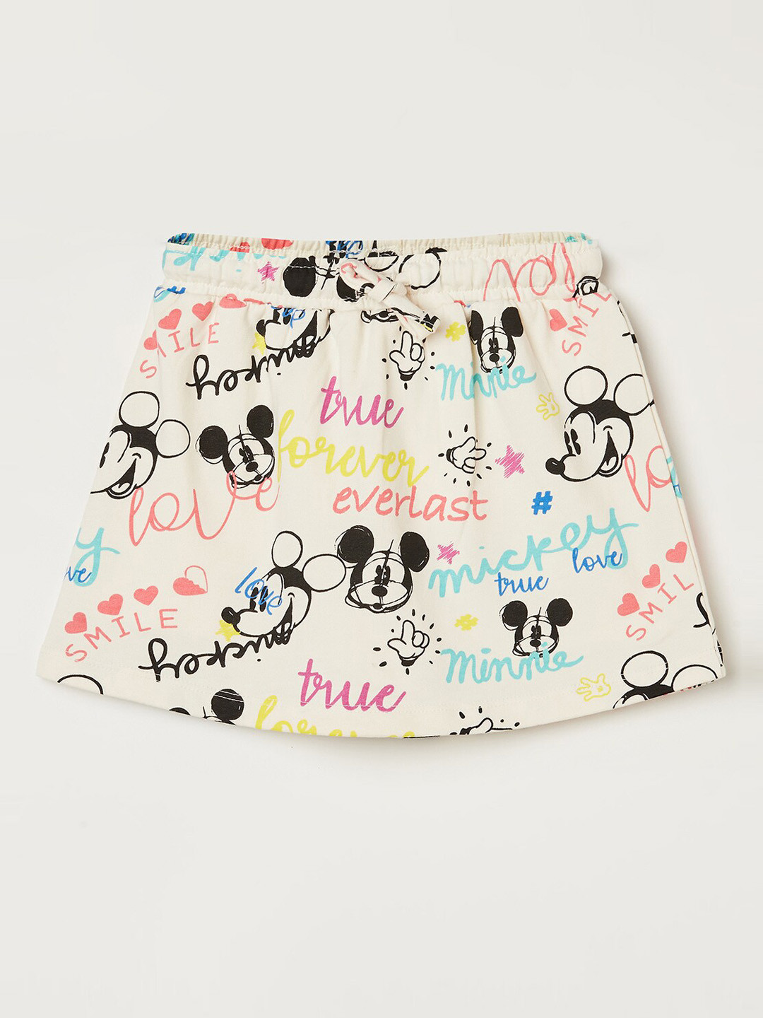 

Fame Forever by Lifestyle Girl VIACOM - PEANUTS Printed Skirts, Off white