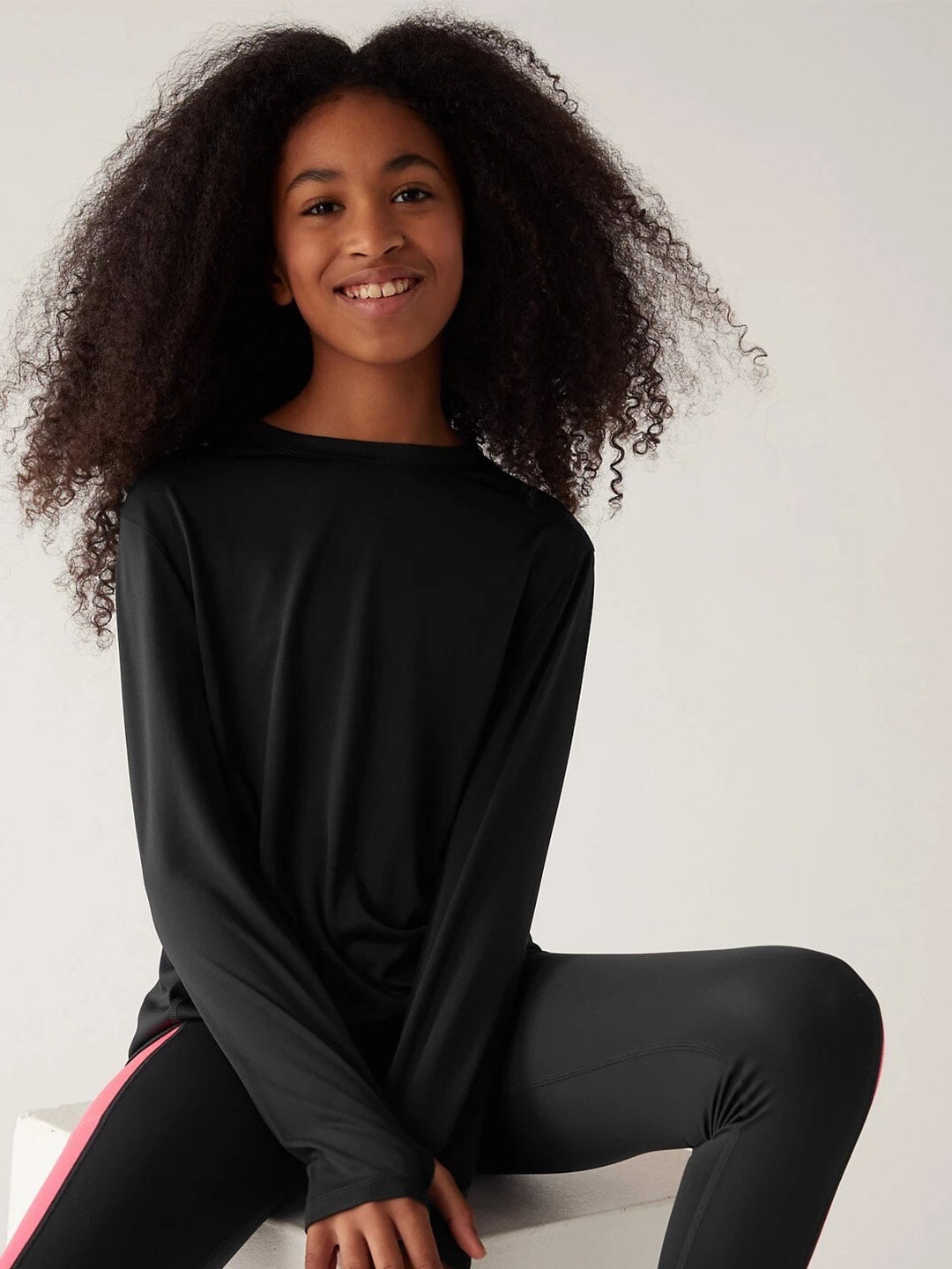 

Marks & Spencer Kids Monochrome T-shirt, Black