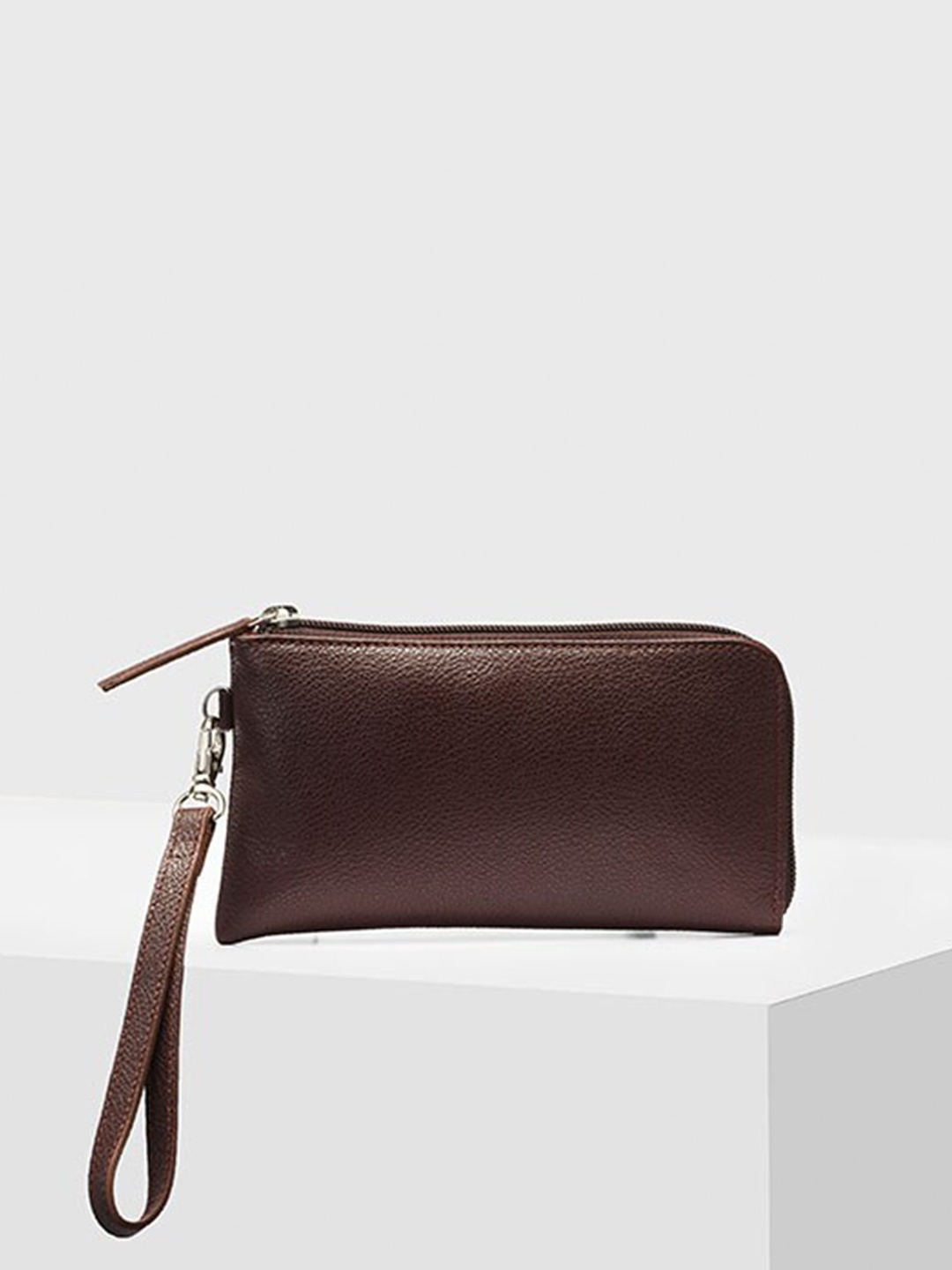 

TIGER MARRON Women Maroon Leather Zip Around Wallet