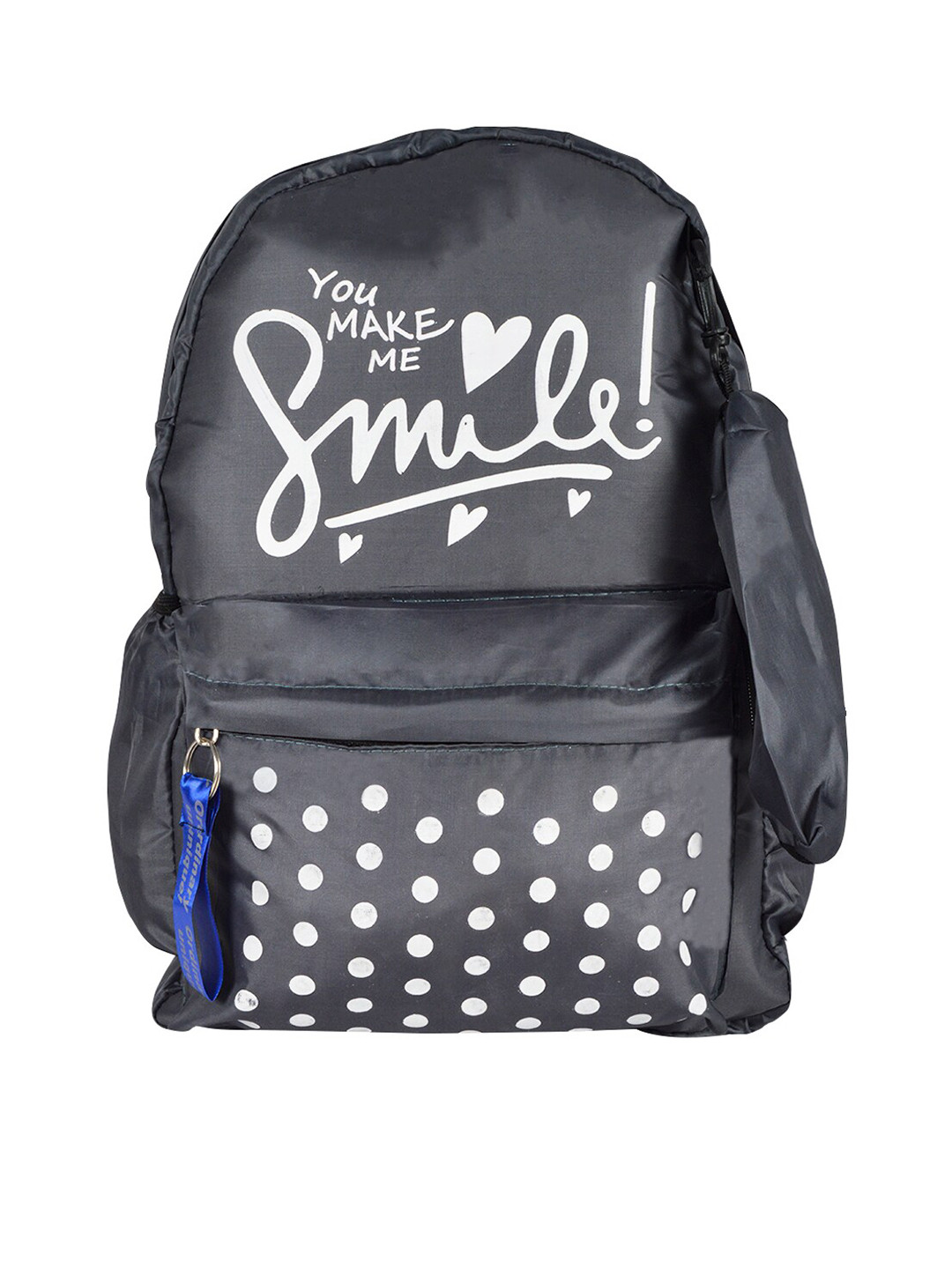 

Adbeni Men Typography Printed Backpack, Grey