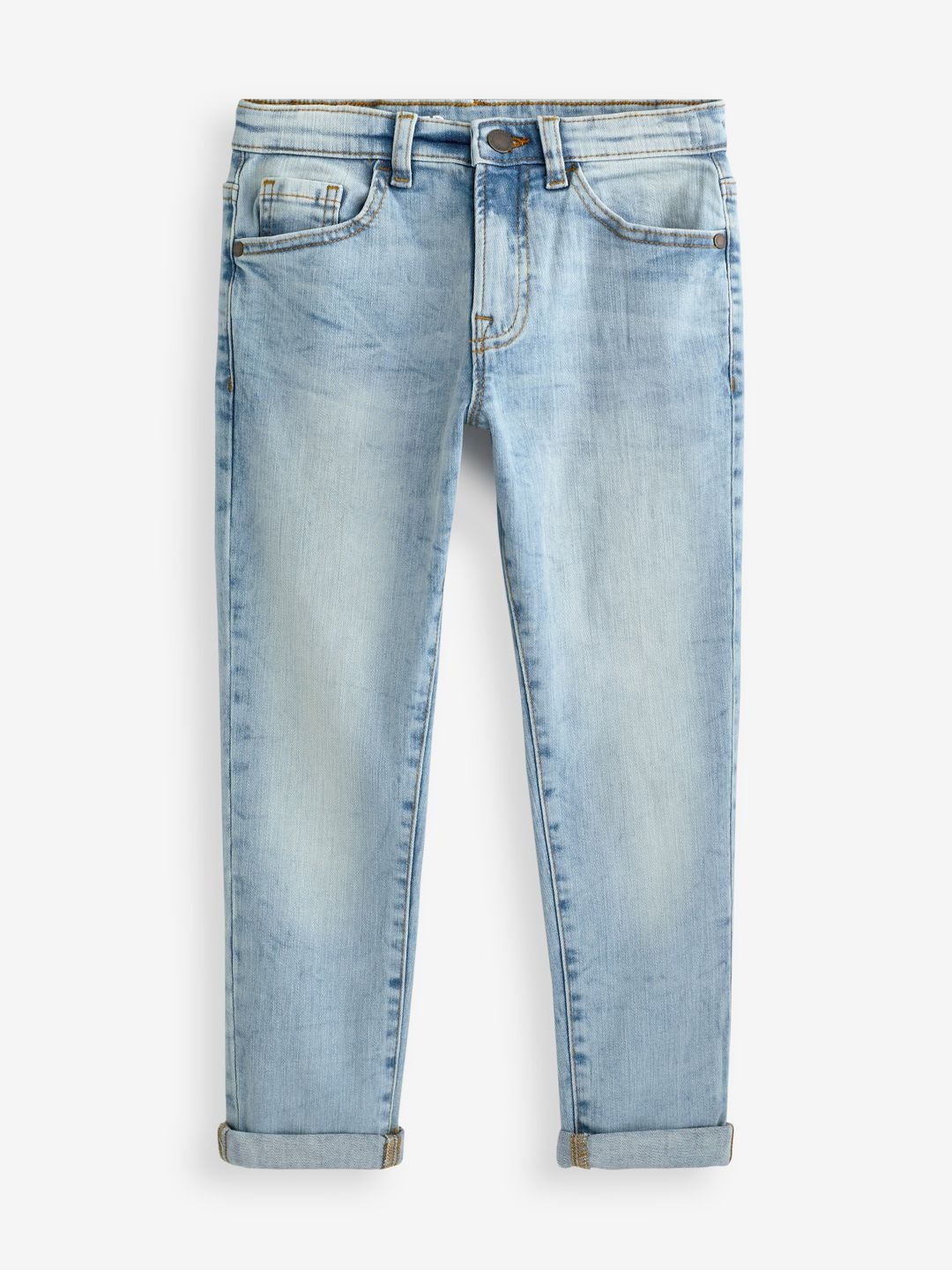 

NEXT Boys Light Fade Tapered Fit Jeans, Blue