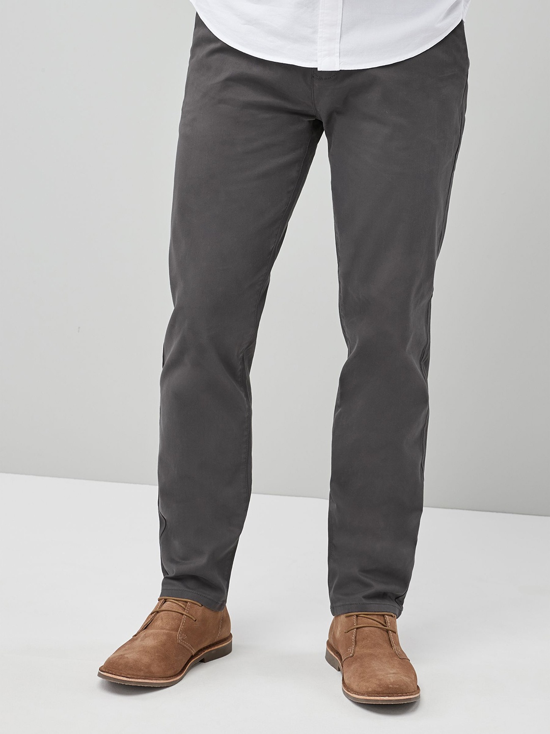 

NEXT Men Stretchable Chinos, Charcoal