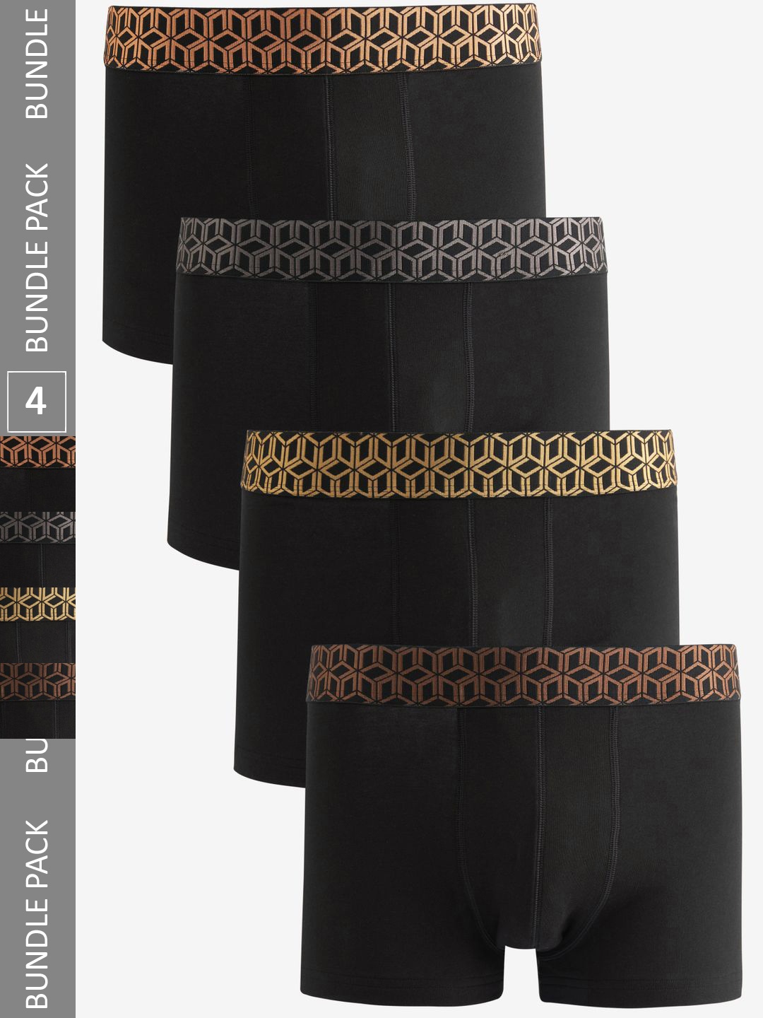 

NEXT Set of 4 Solid Trunks - C33771, Black