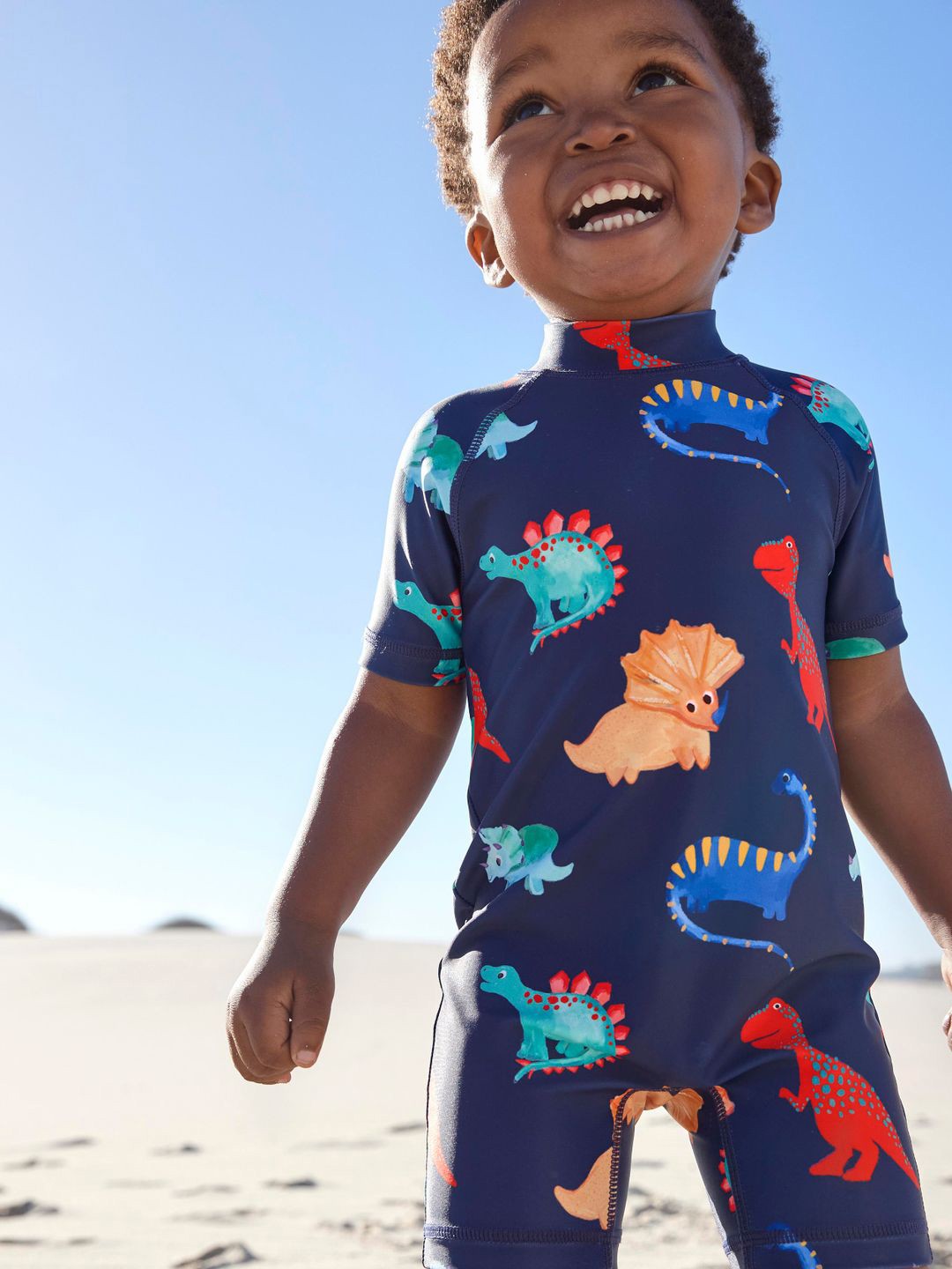 

NEXT Boys Conversational Printed Bodysuit, Navy blue