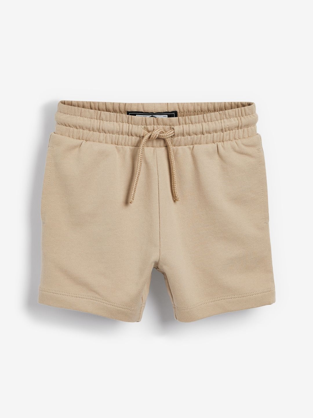 

NEXT Boys Pure Cotton High-Rise Shorts, Beige