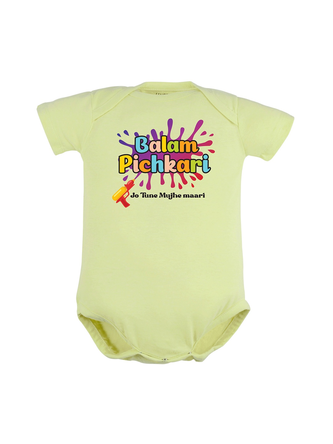 

FFLIRTYGO Infants Printed Pure Cotton Bodysuit, Green