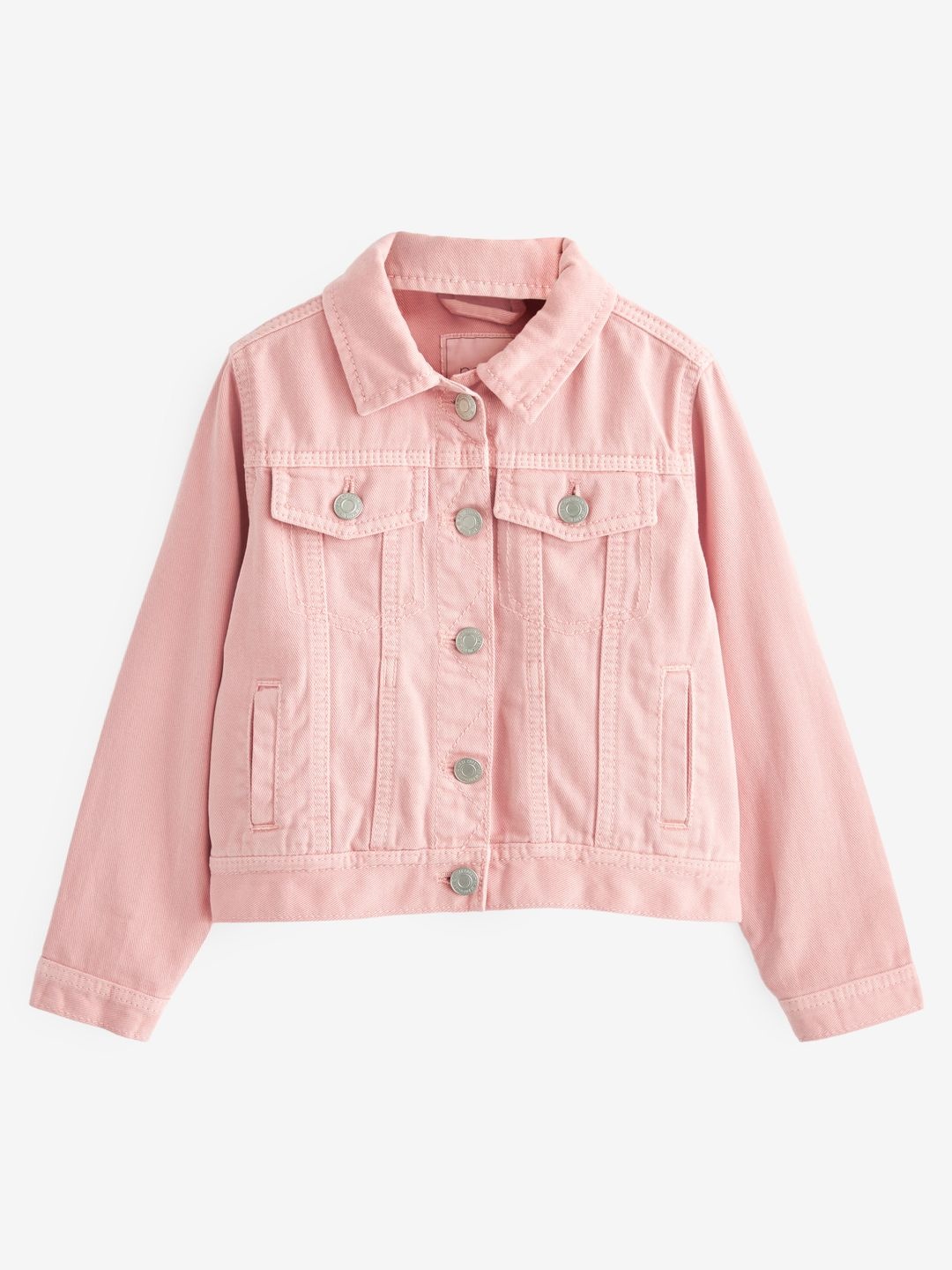 

NEXT Girls Pure Cotton Denim Jacket, Pink