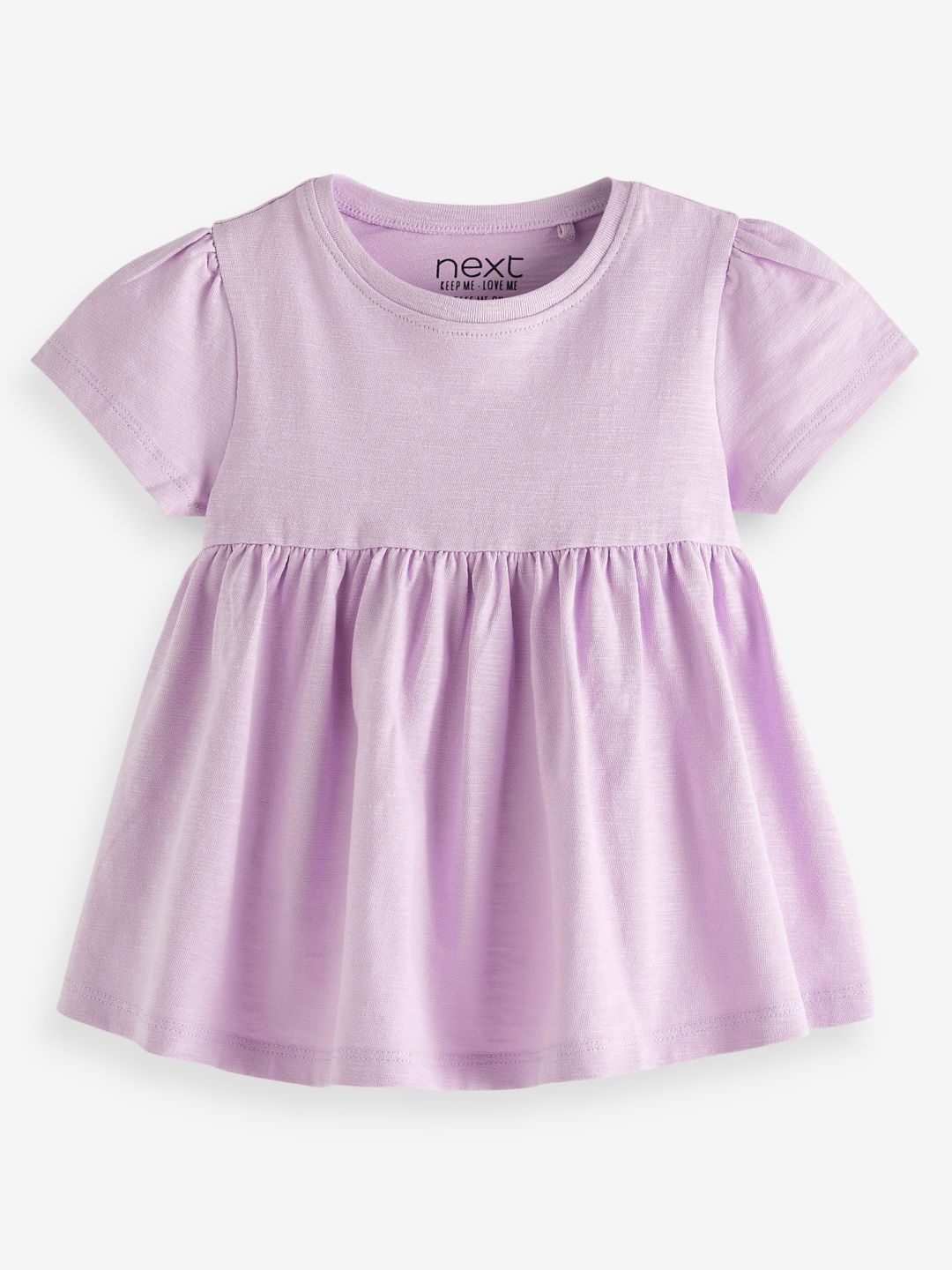 

NEXT Girls Pure Cotton Fit & Flare Dress, Lavender