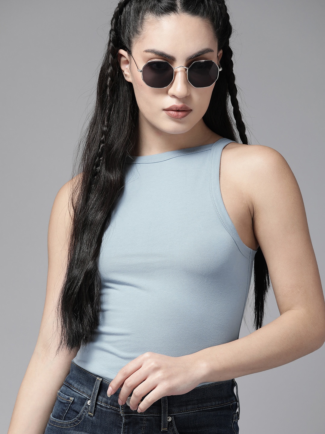 

Roadster Styled Back Top, Blue