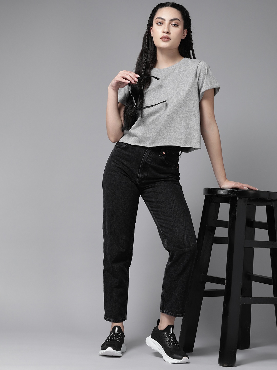 

Roadster Solid Top, Grey melange