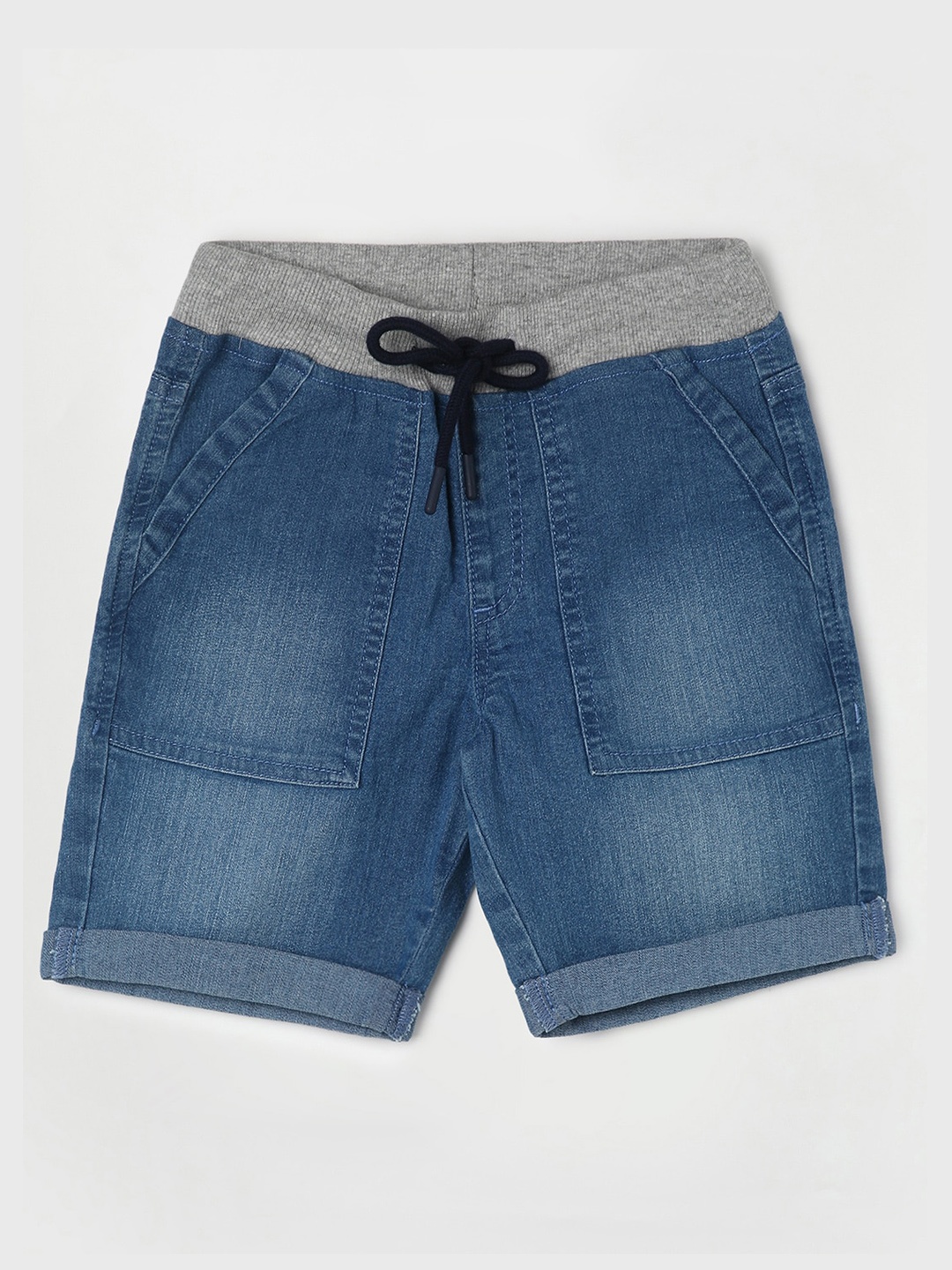 

Fame Forever by Lifestyle Boys Washed Denim Shorts, Blue