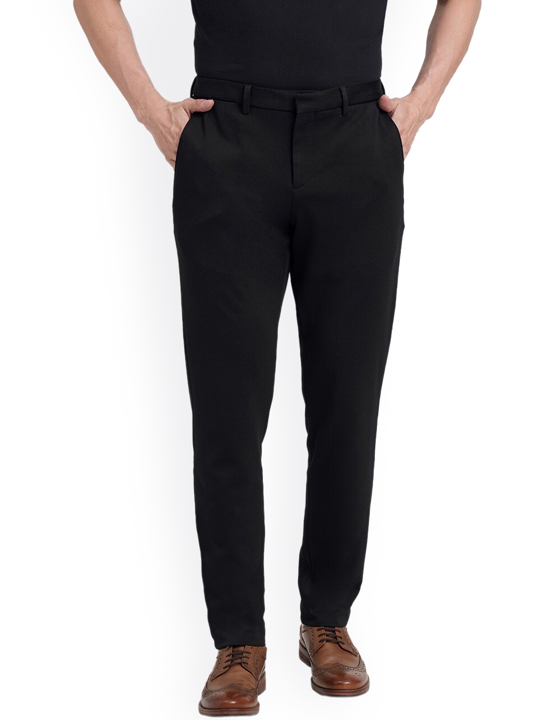 

Jack & Jones Men Slim Fit Chinos Trousers, Black