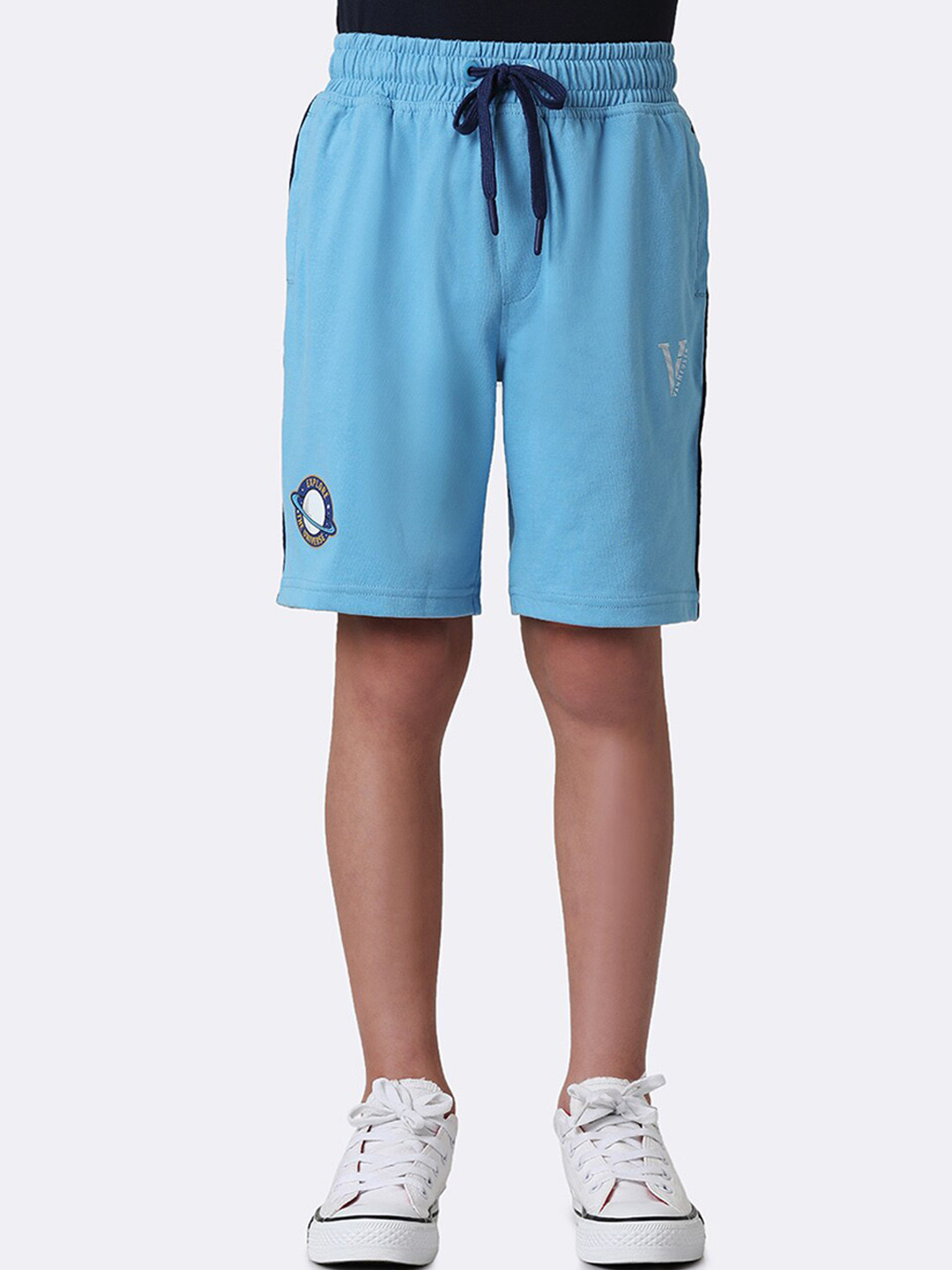 

Van Heusen Boys High-Rise Smart Tech Easy Stain Release Sports Shorts, Blue