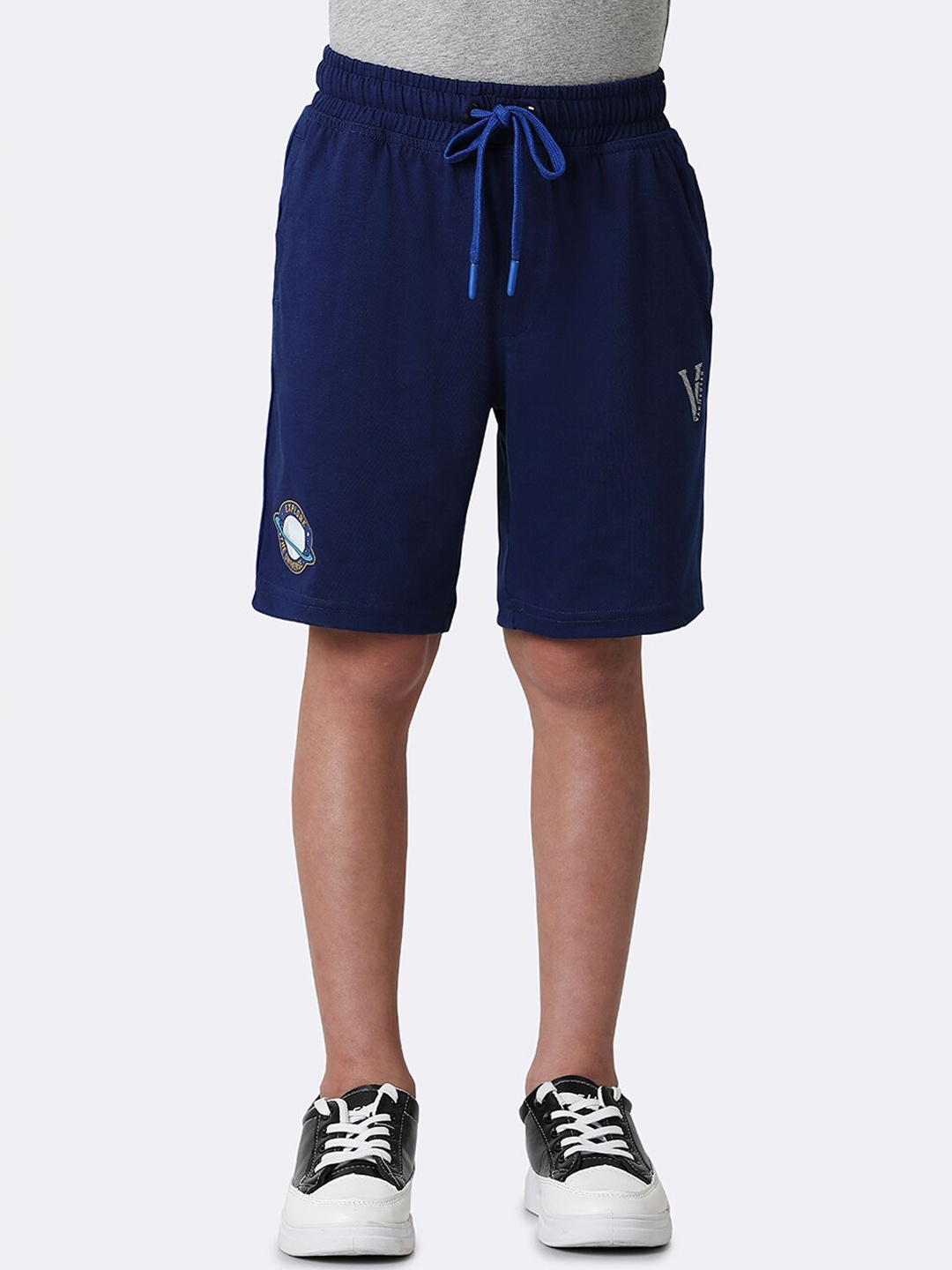Van Heusen Boys Smart Tech Easy Stain Release Shorts, Blue