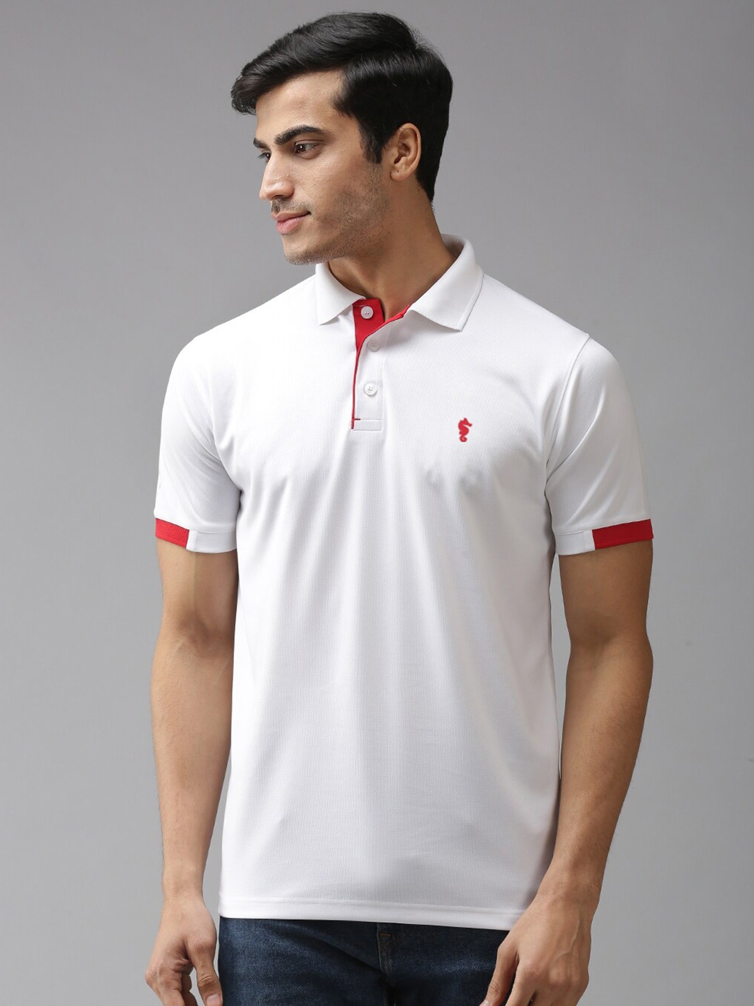 

EPPE Polo Collar Short Sleeves T-shirt, White