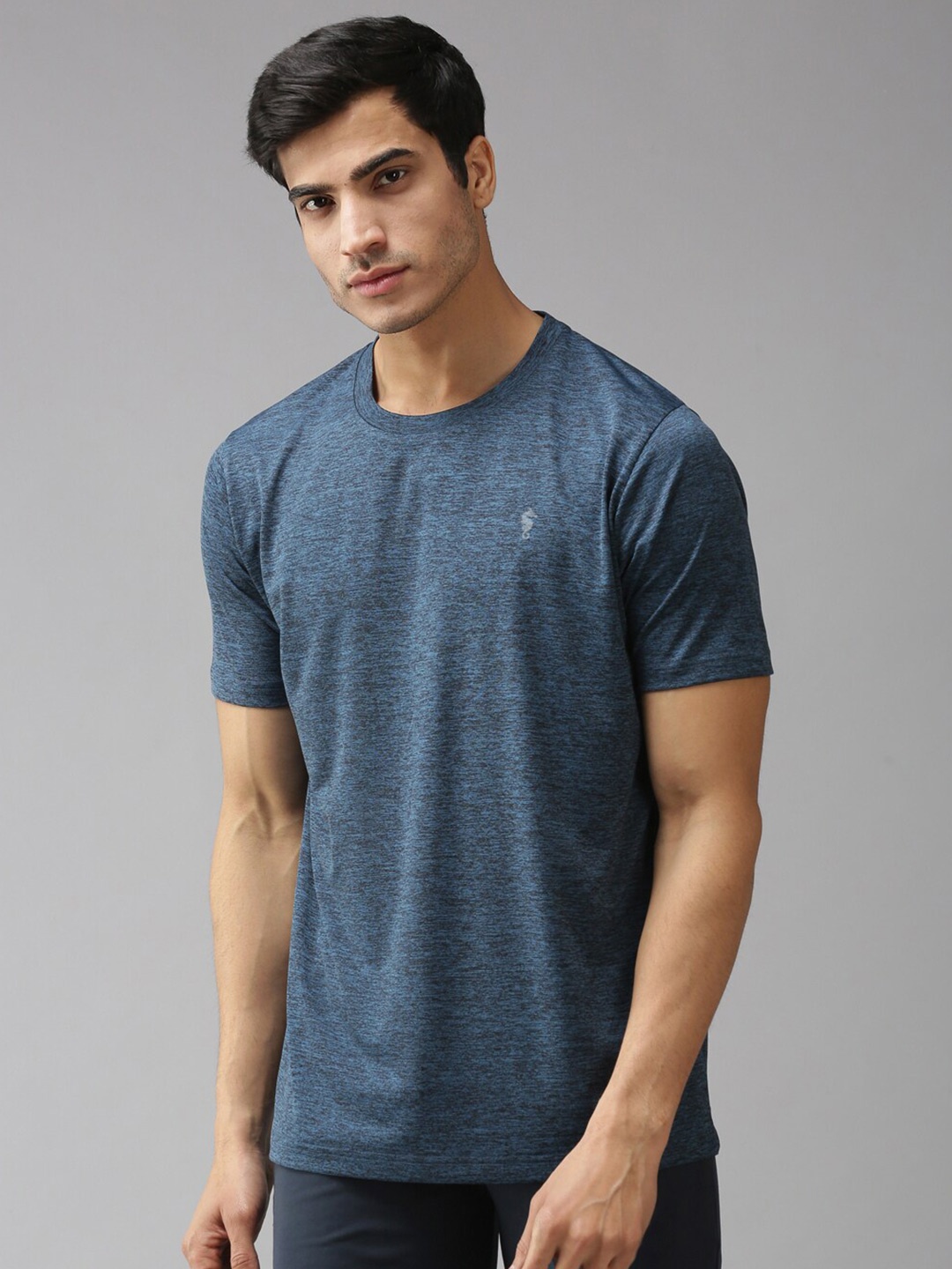 

EPPE Men Round Neck Dri-Fit T-shirt, Blue
