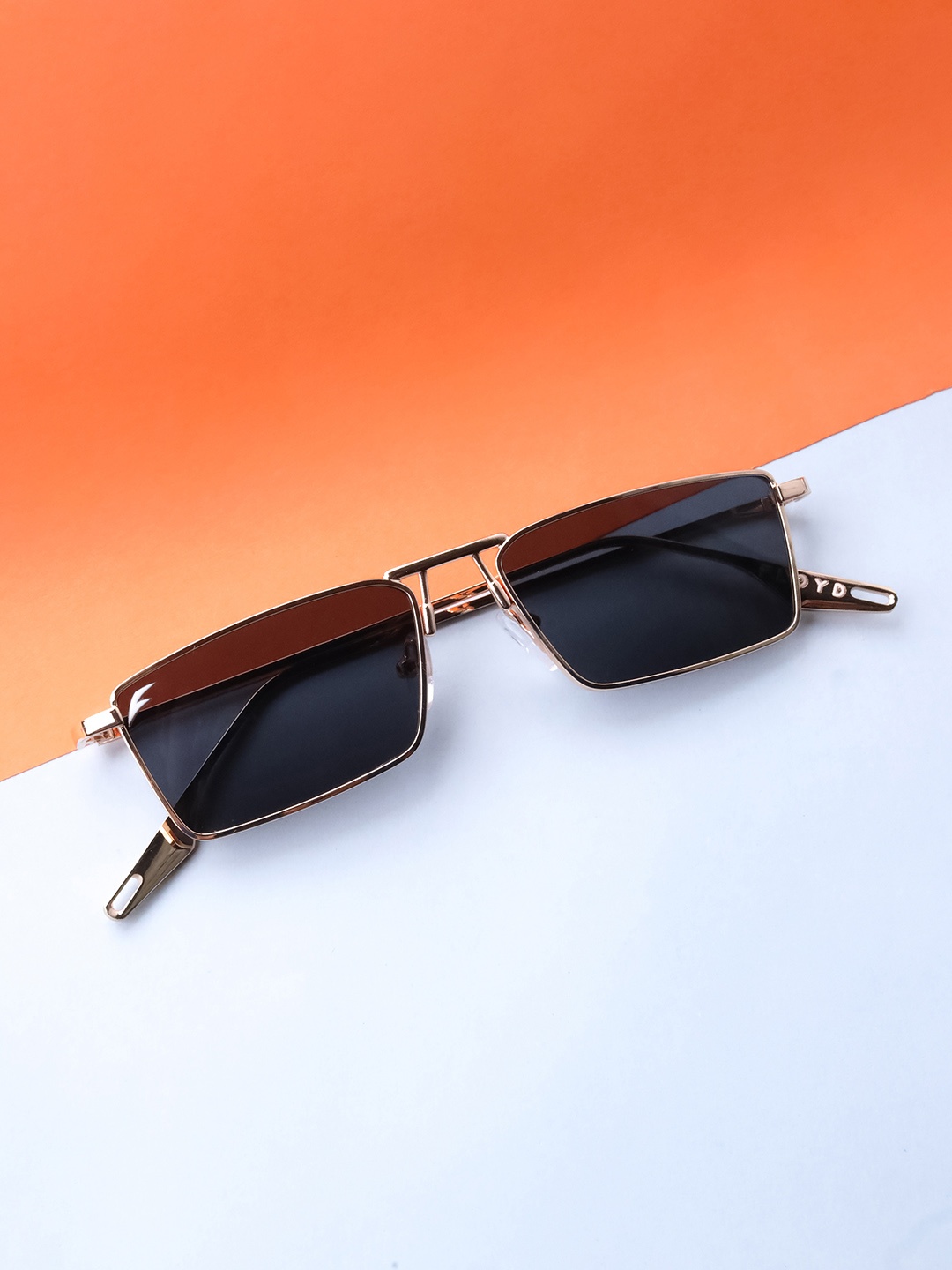 

Floyd Square Sunglasses with UV Protected Lens 6216_Gld_Blk, Gold