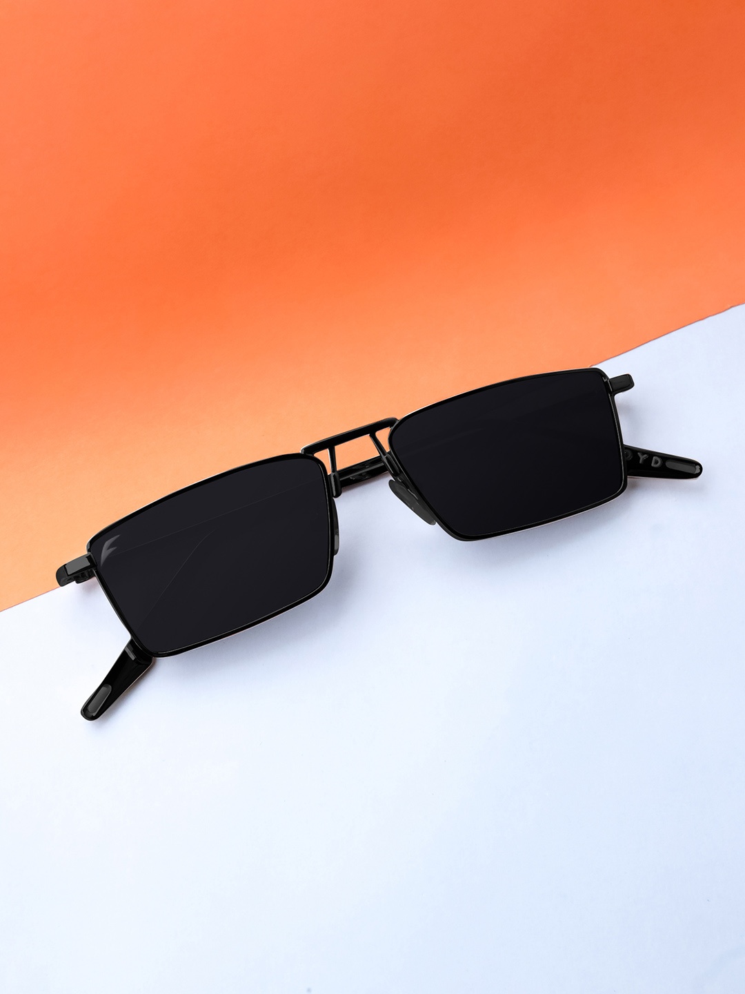 

Floyd Square Sunglasses with UV Protected Lens 6216_Blk_Blk, Black