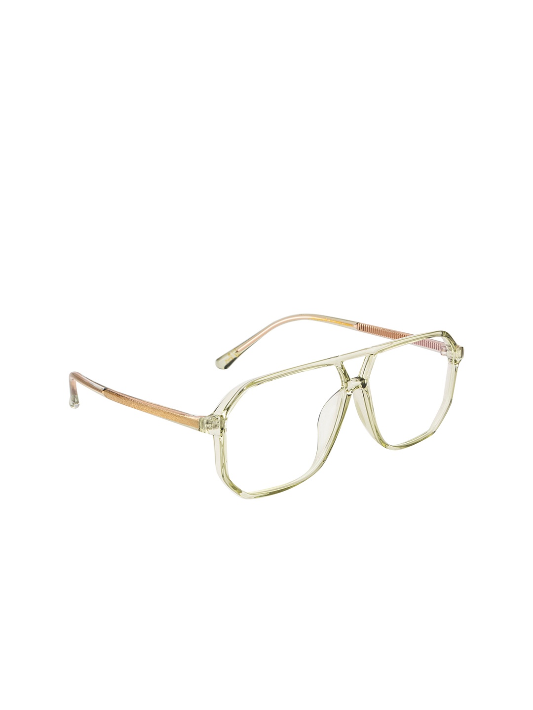 

Ted Smith Full Rim Aviator Frames With Hard Case, Gold