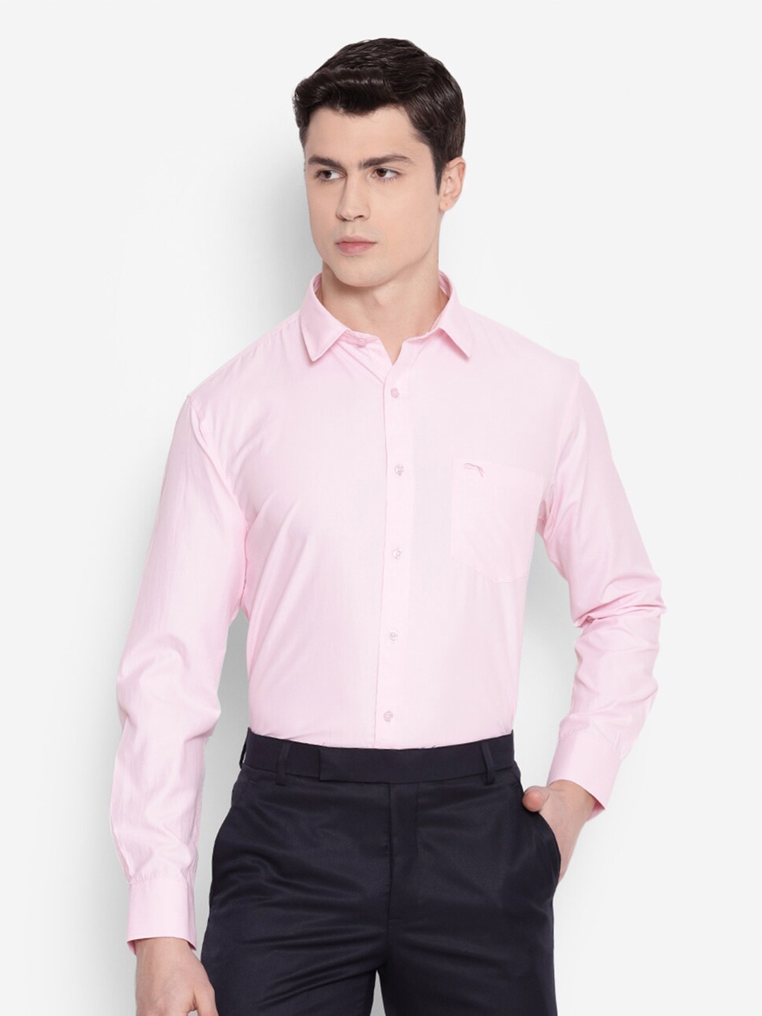 

JUMP USA Men Comfort Formal Shirt, Pink