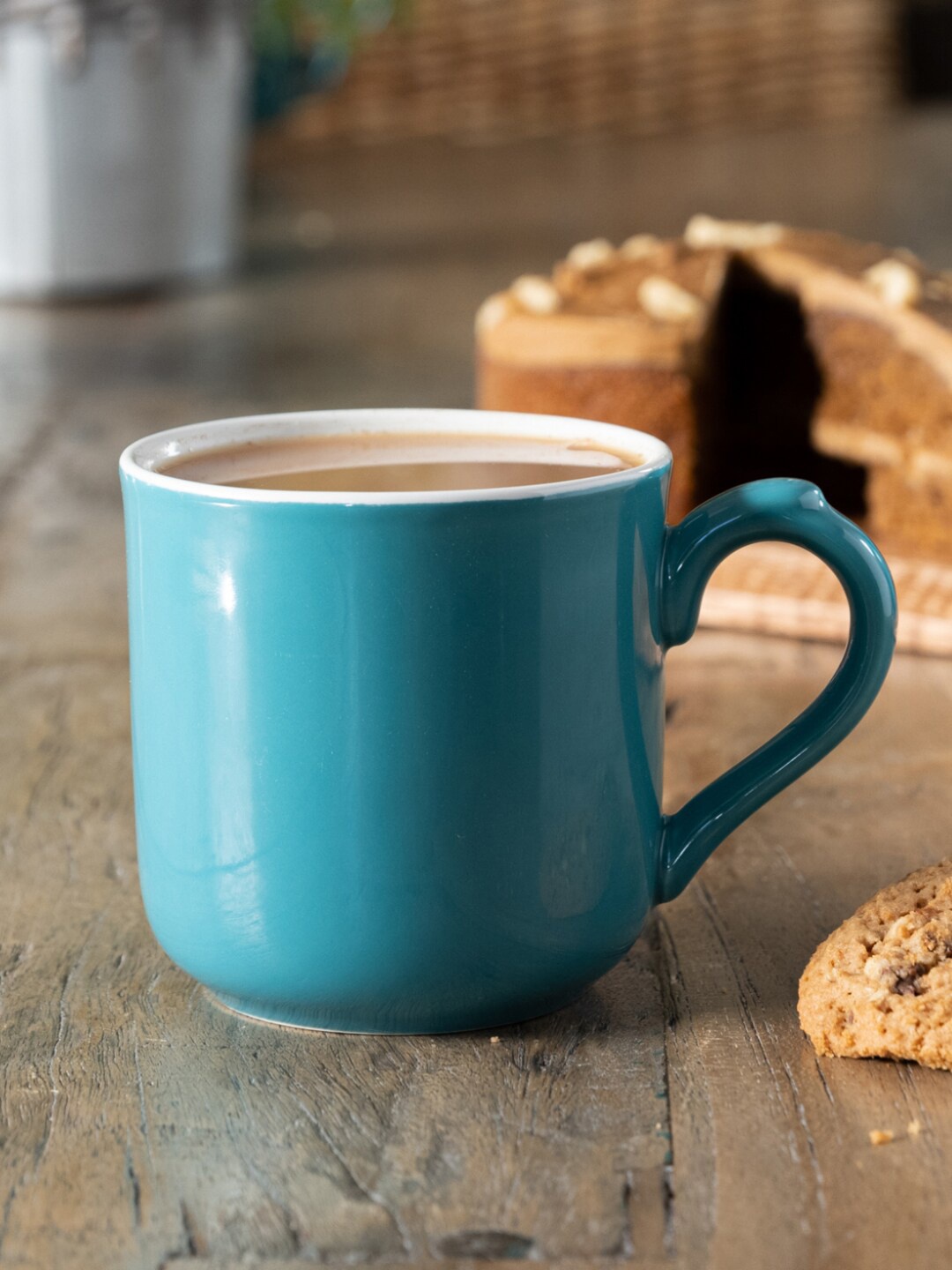 

London Pottery Blue Stoneware Glossy Mug-250ml