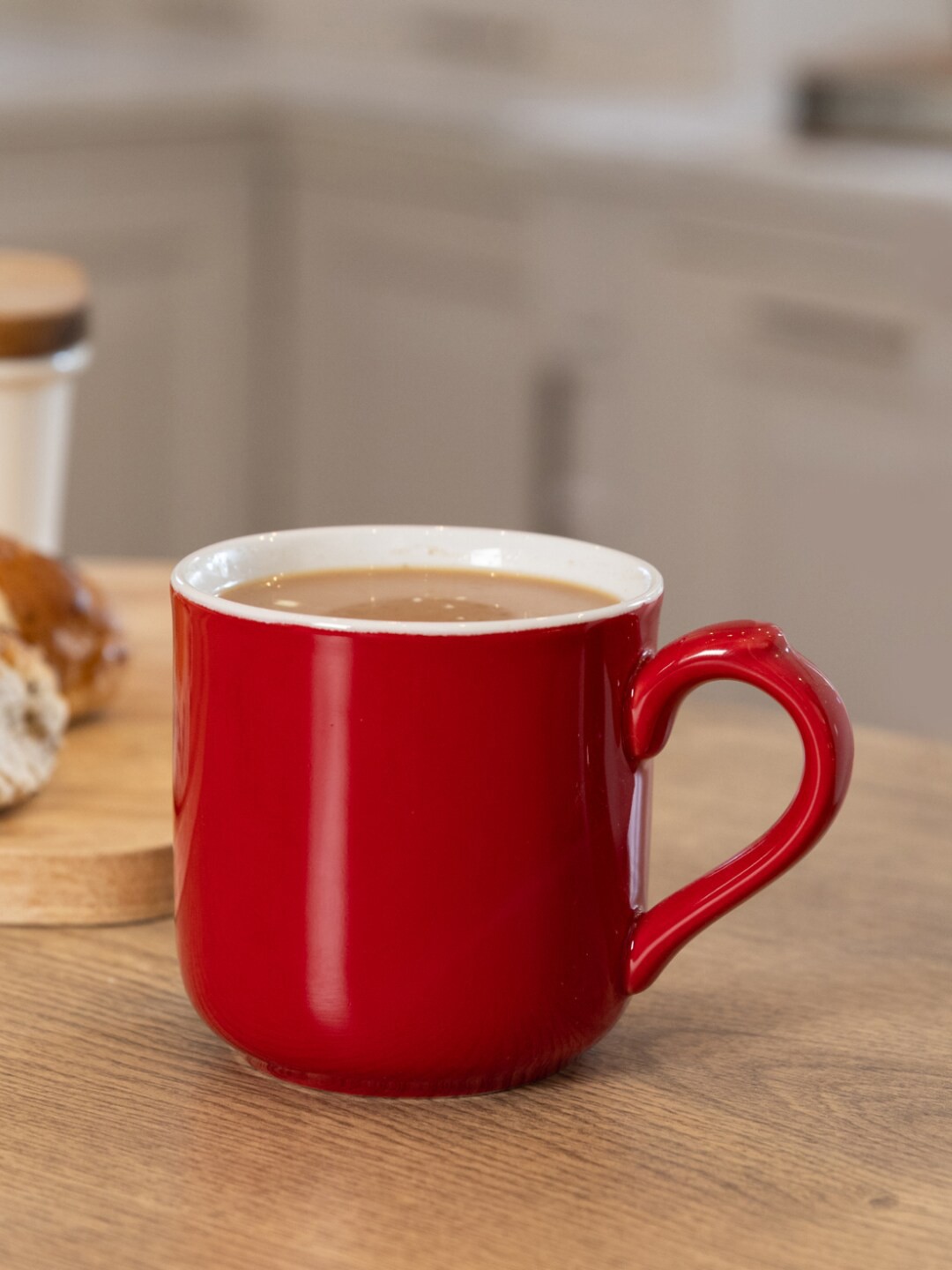 

London Pottery Red Stoneware Glossy Mug-250ml