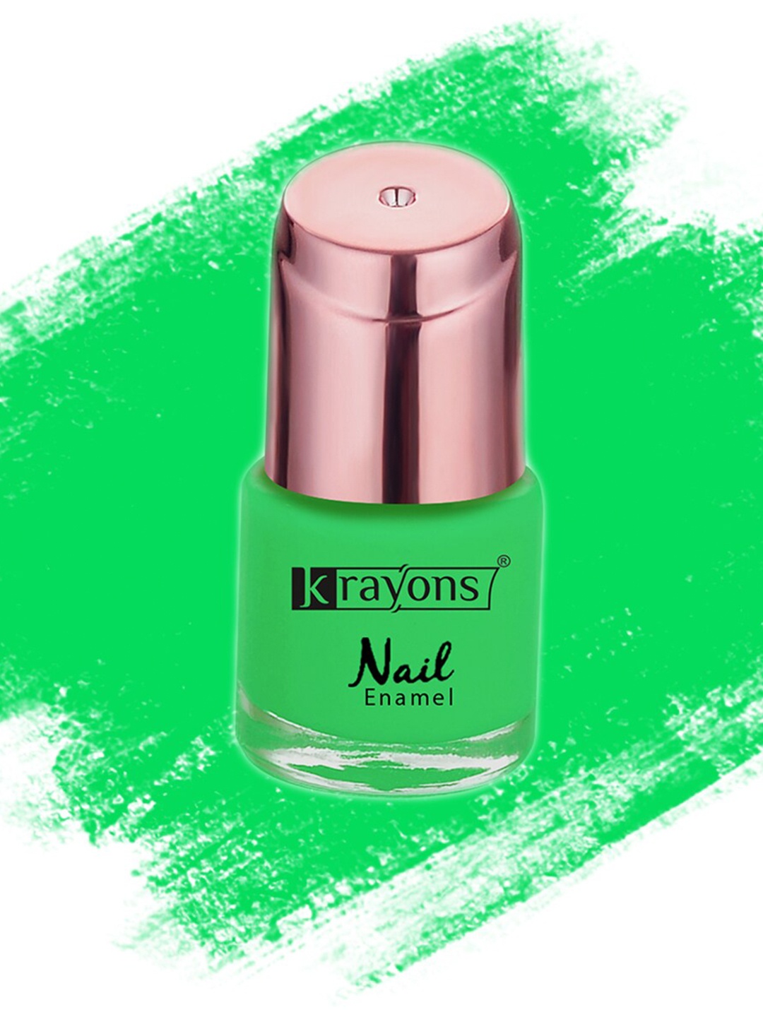 

krayons Crazy Gel Long Lasting Nail Enamel 8 ml - Neon Green 117