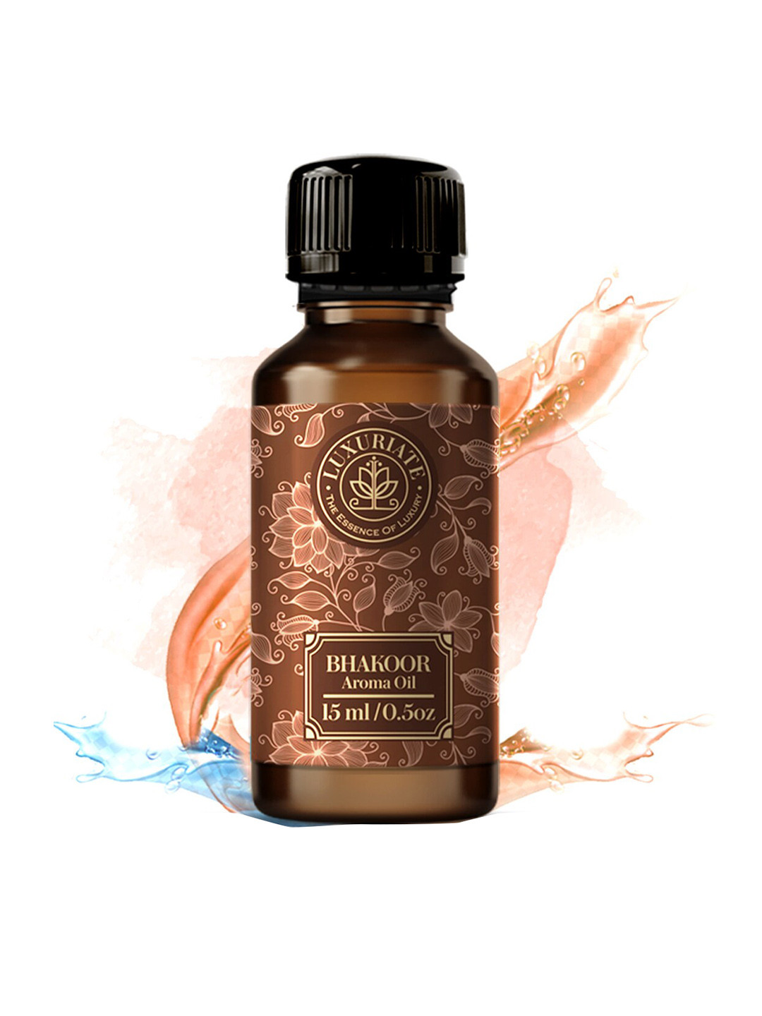 

LUXURIATE Coffee Brown Concentrated Vaporizer Bhakoor Aroma Oil 15 ml