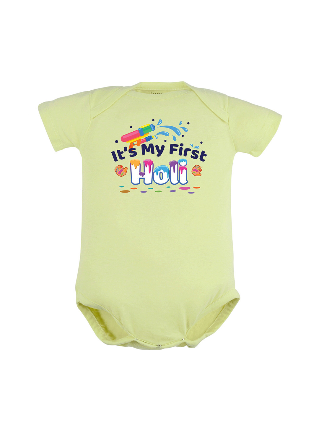 

FFLIRTYGO Infant Printed Pure Cotton Bodysuit, Green